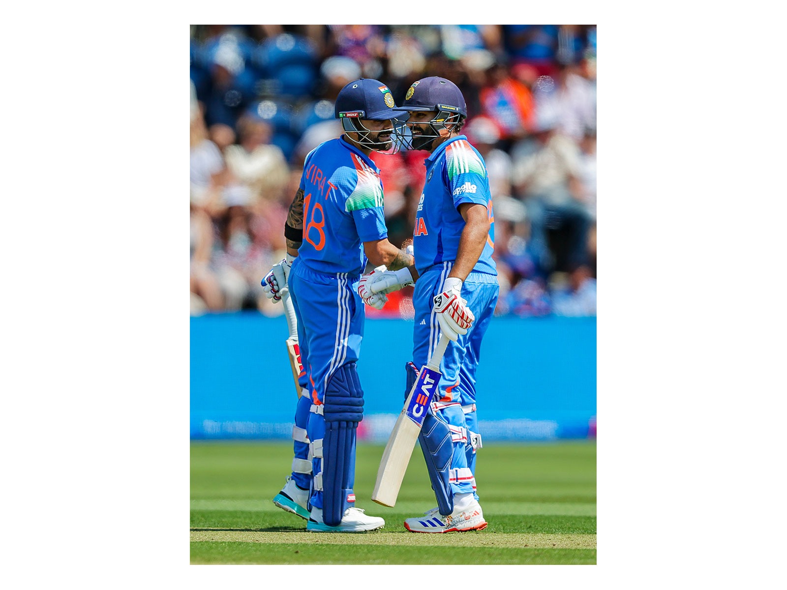 India's Rohit Sharma and Virat Kohli. (Photo/ANI)