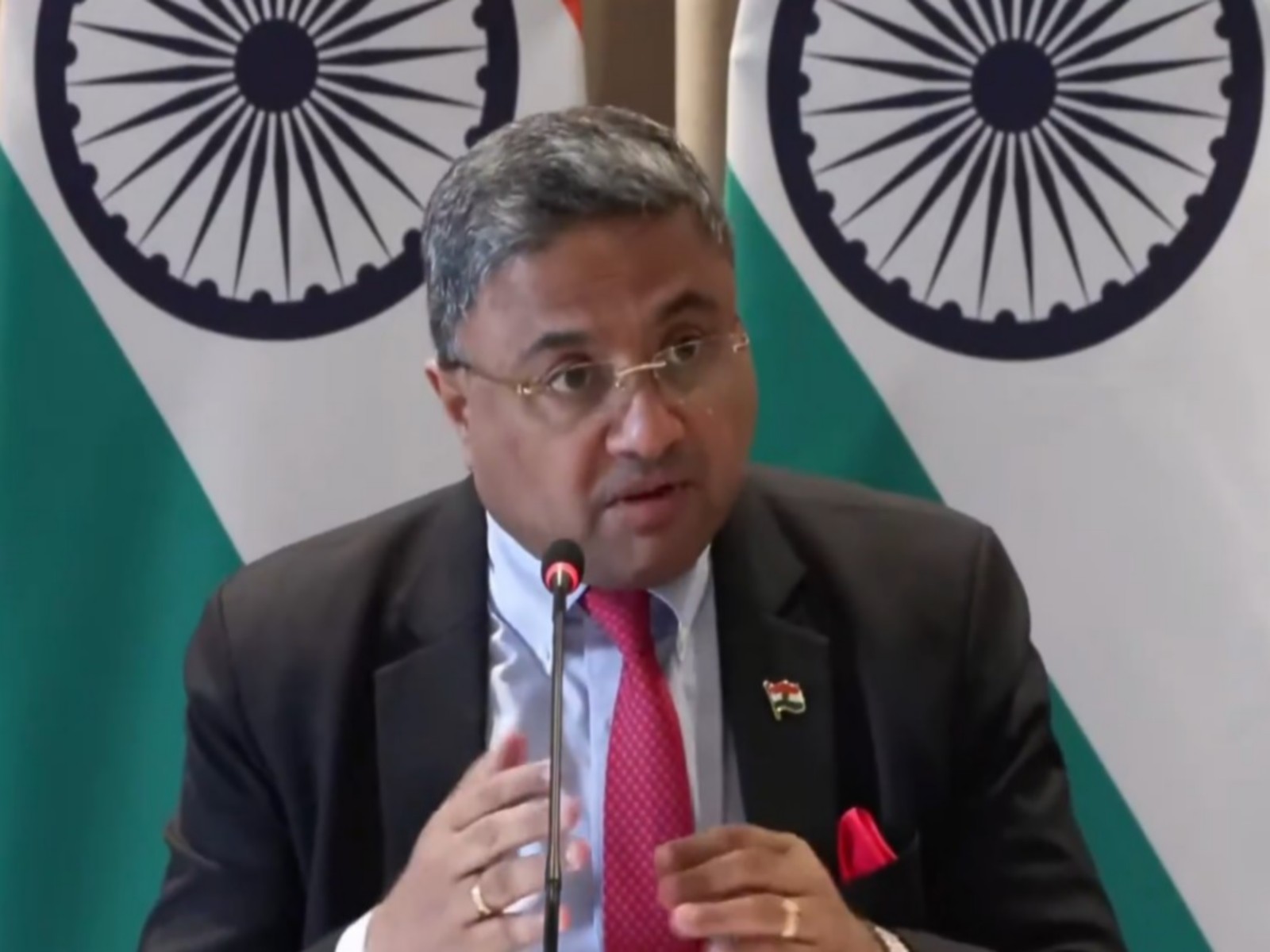 Ministry of External Affairs Secretary (West) Sibi George (Photo/X/@MEAIndia)