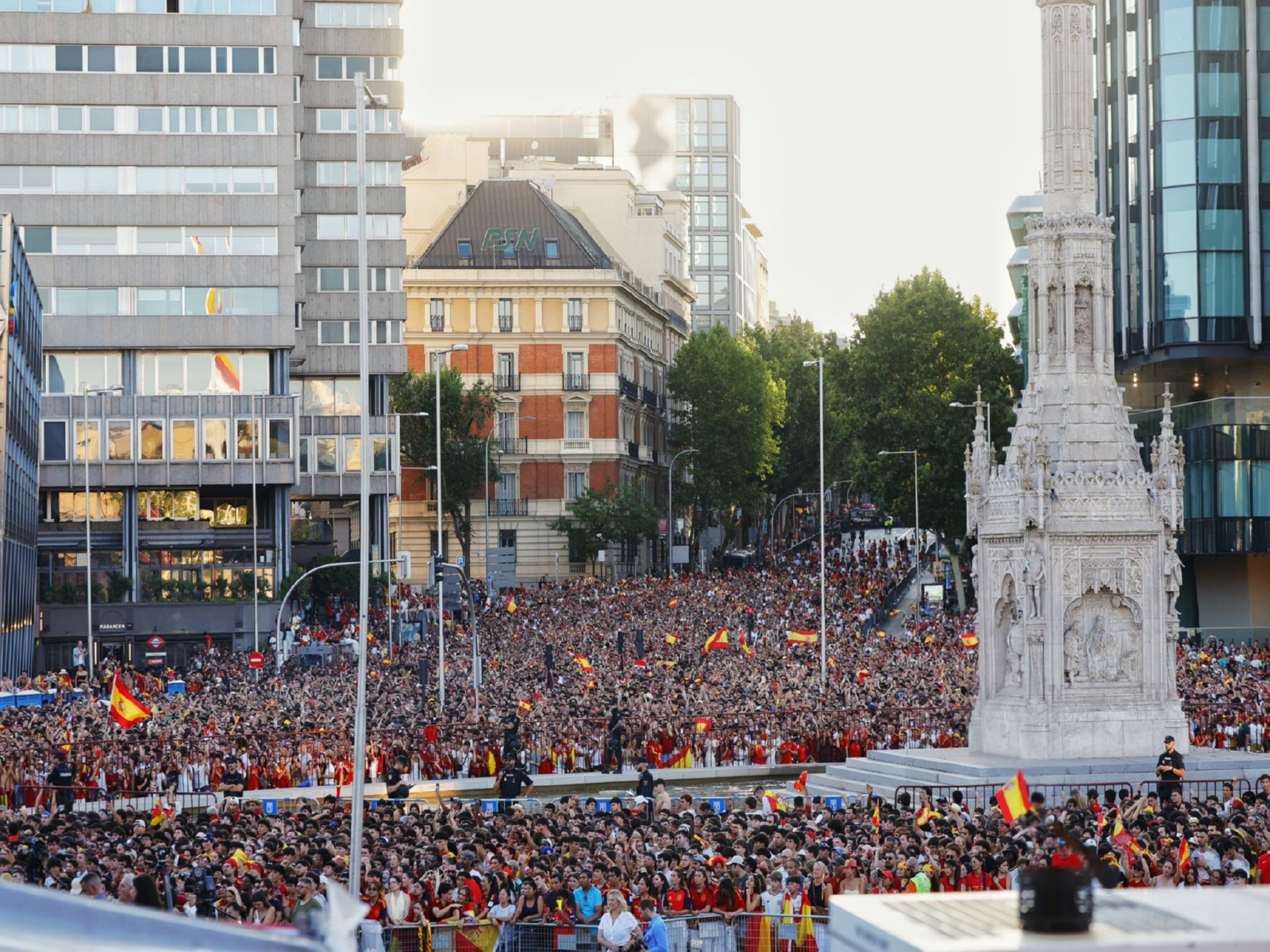 A view of celebrations. (Photo:X/@SEFutbol) 