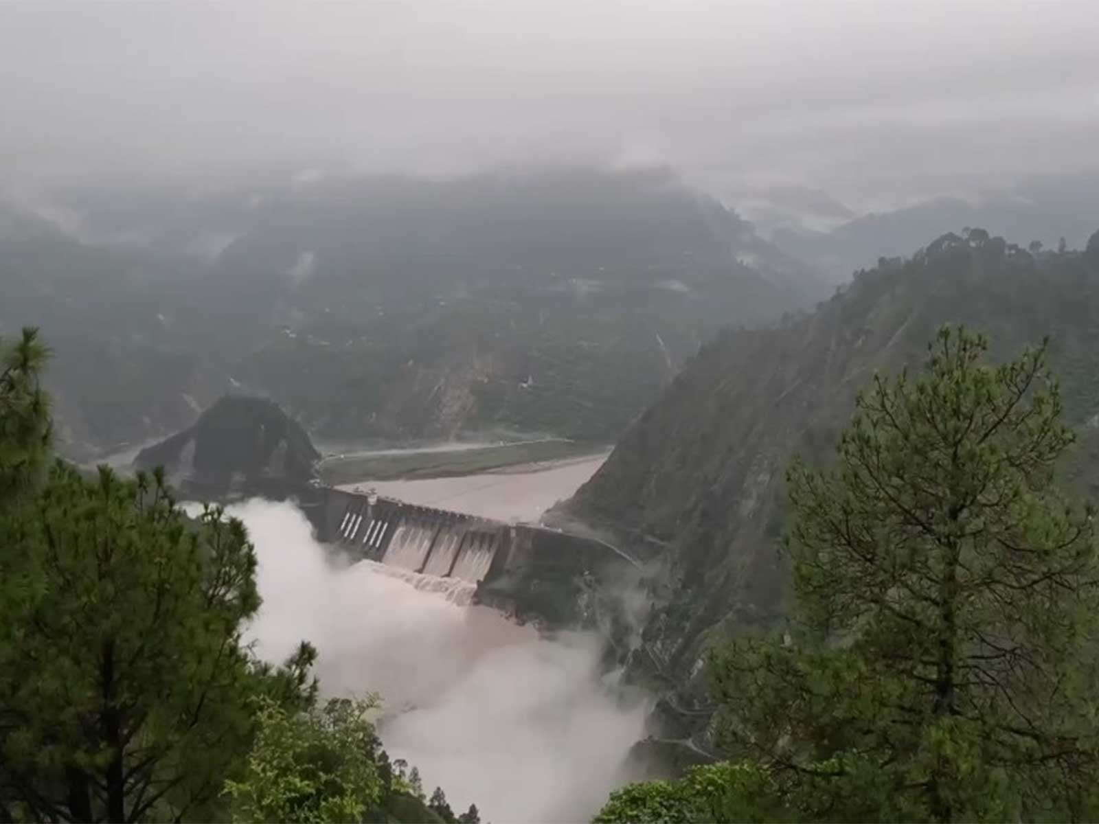 Visuals from Reasi, Salal Dam (Photo/ANI)