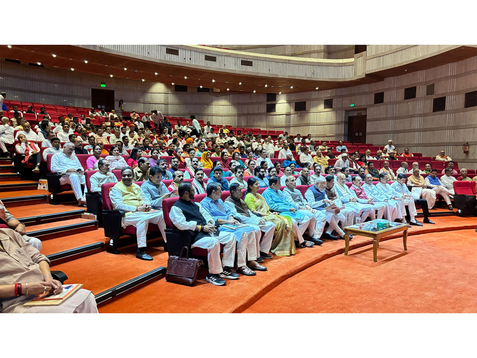 Visual from NDA's Mangal Milan meeting (Photo/ANI)