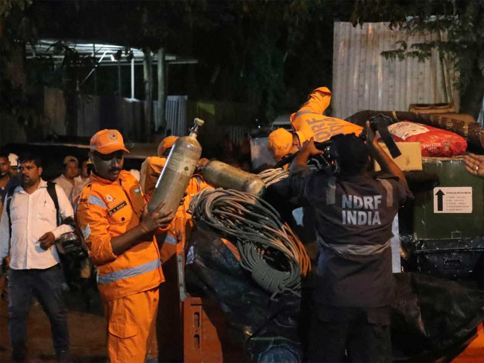 Rescue operations underway following Samardung tunnel collapse (Photo/ANI)