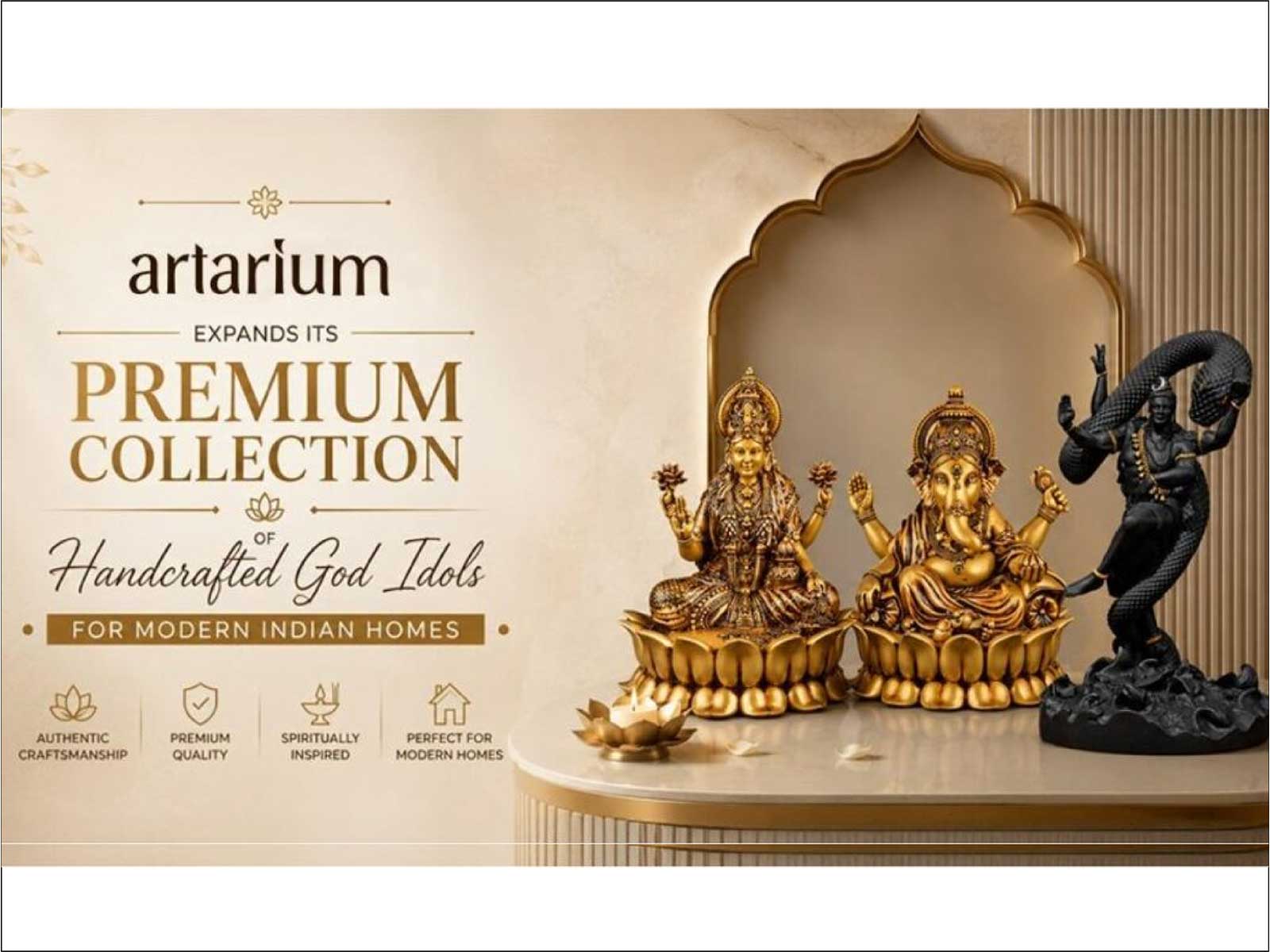 Artarium Expands Its Premium Collection of Handcrafted God Idols for Modern Indian Homes 