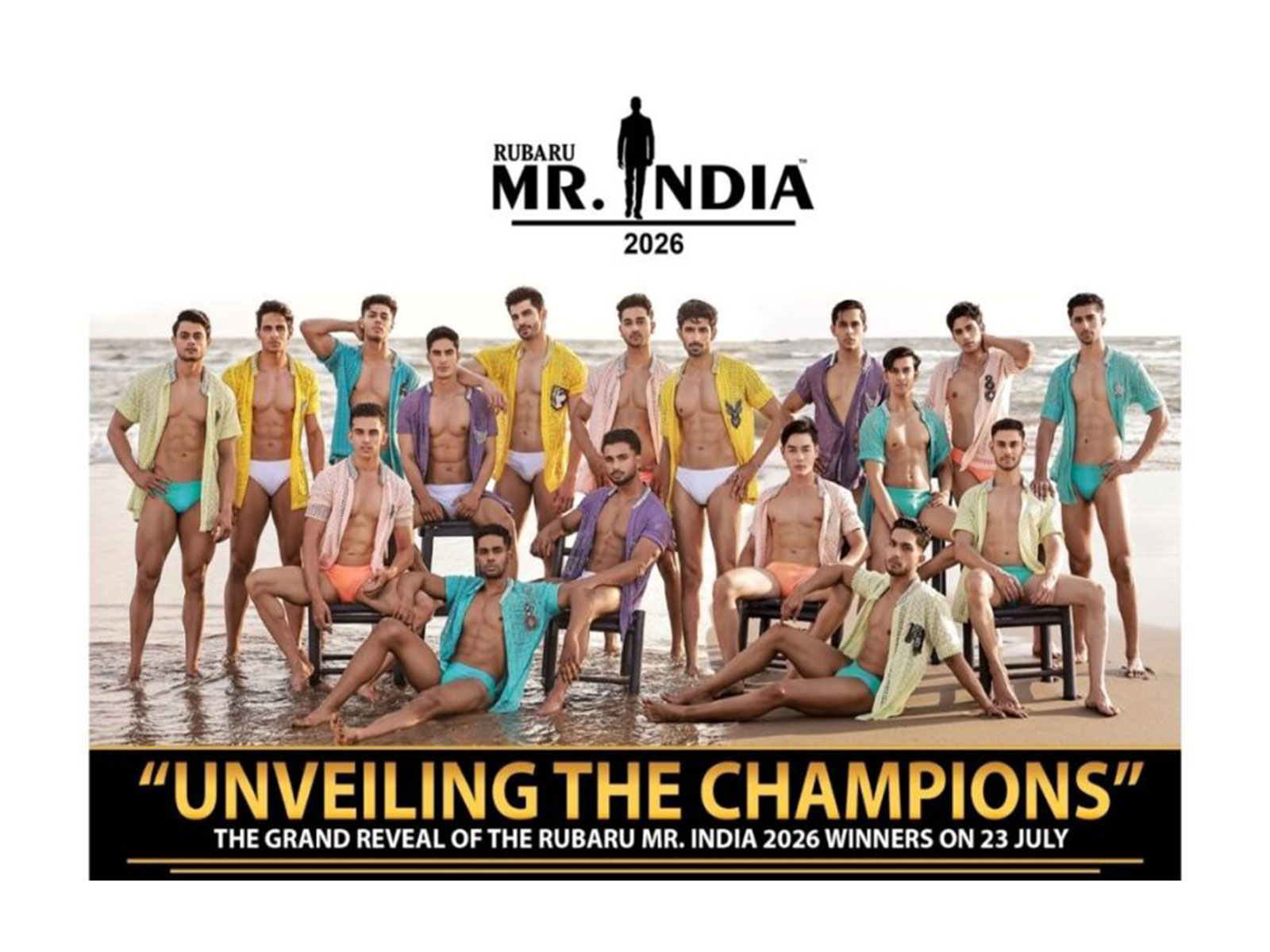 World's Biggest National Male Pageant, Rubaru Mr. India 2026 Grand Finale Set to Take Place in Mumbai on July 23