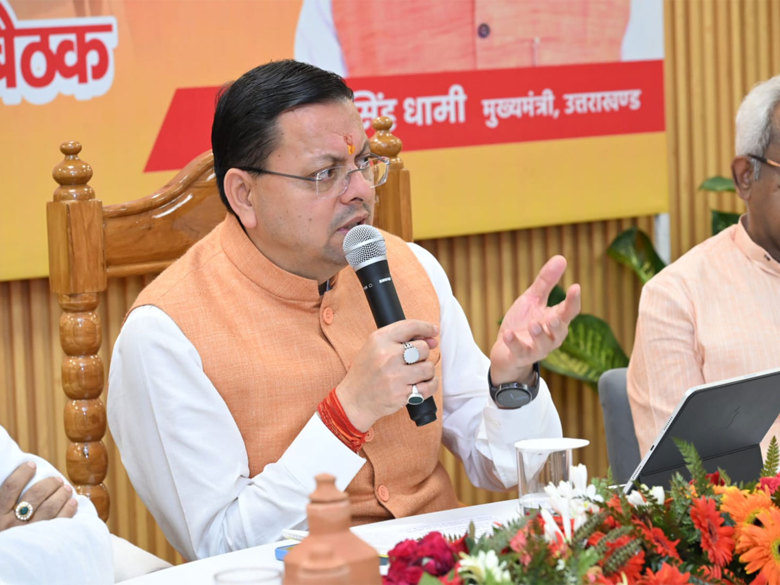 Uttarakhand CM reviews Kanwar Yatra preparations (Photo/ANI)