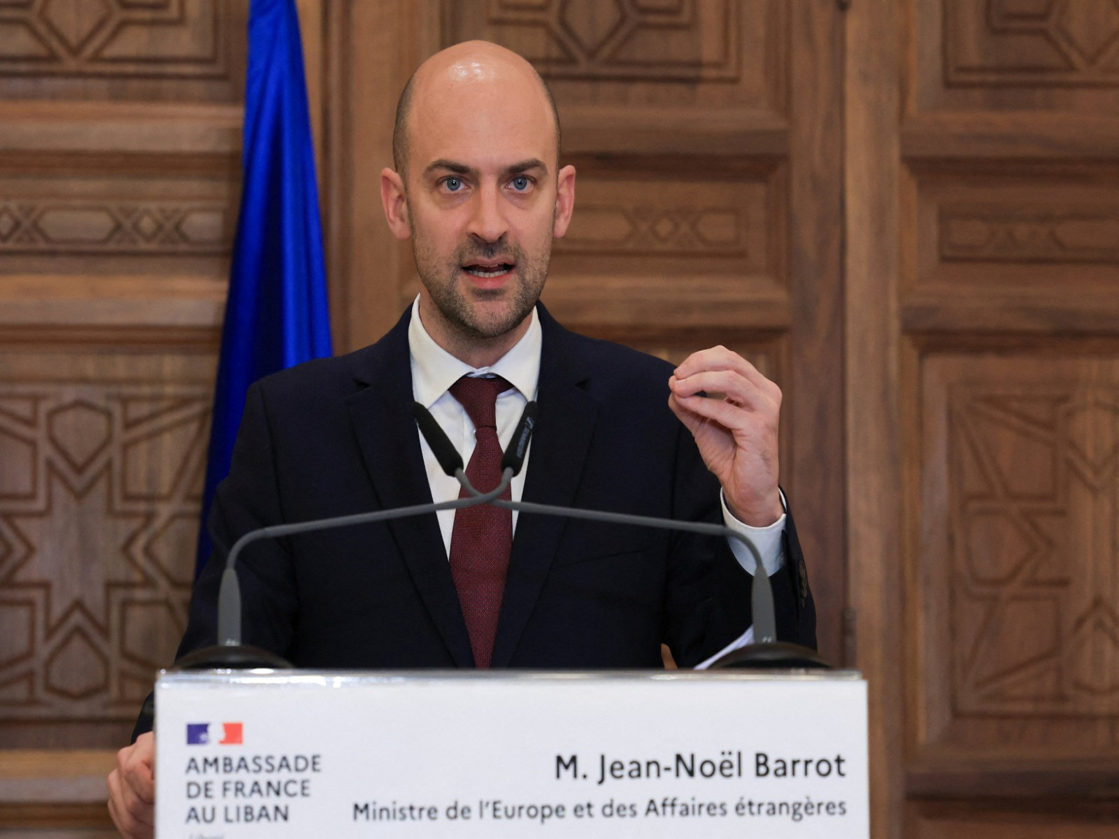 French Foreign Minister Jean-Noël Barrot (Photo/Reuters)