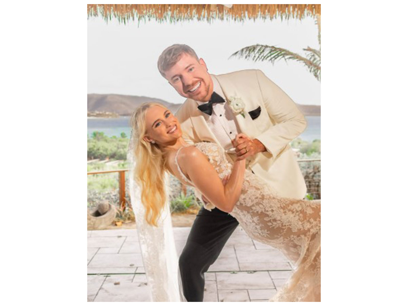 MrBeast, Thea Booysen (Image source: Instagram account of Mr Beast)