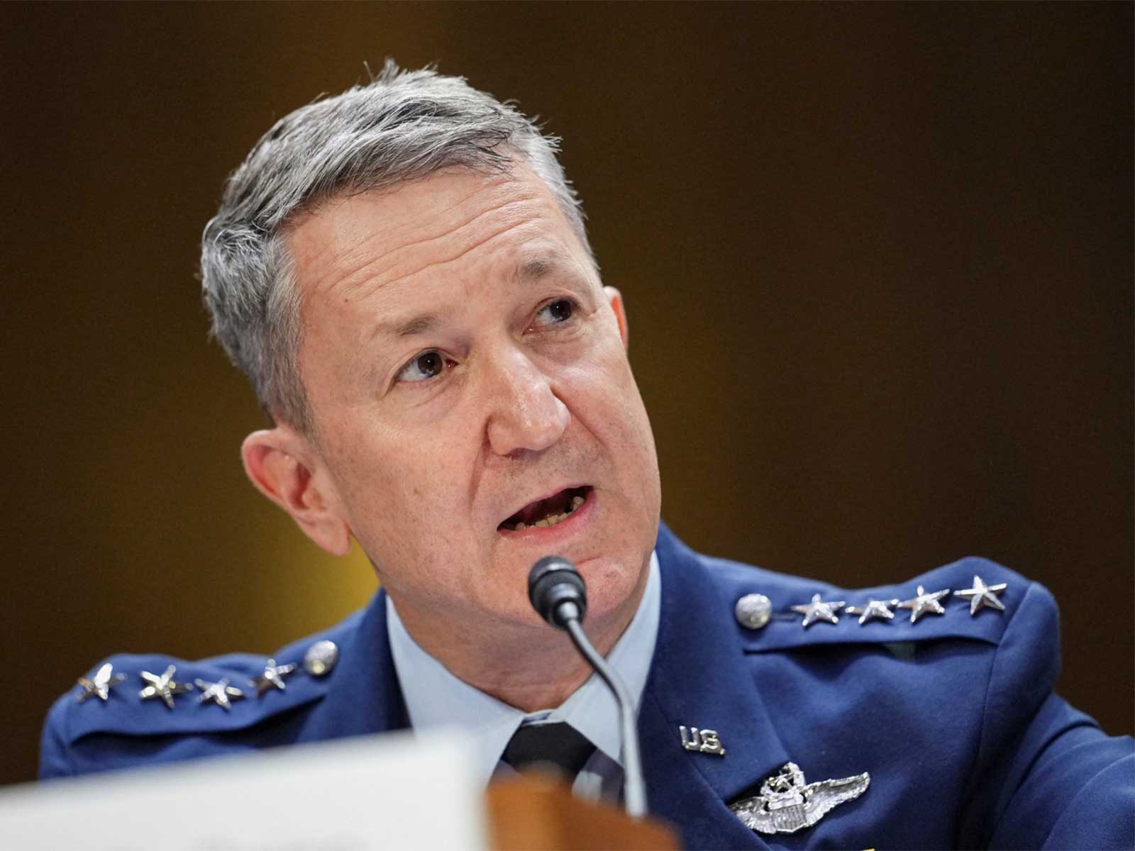 US Chairman of the Joint Chiefs of Staff General Dan Caine testifies during a Senate Appropriations Committee hearing on U.S. President Donald Trump's supplemental funding request for the Department of Defence (Photo/Reuters)