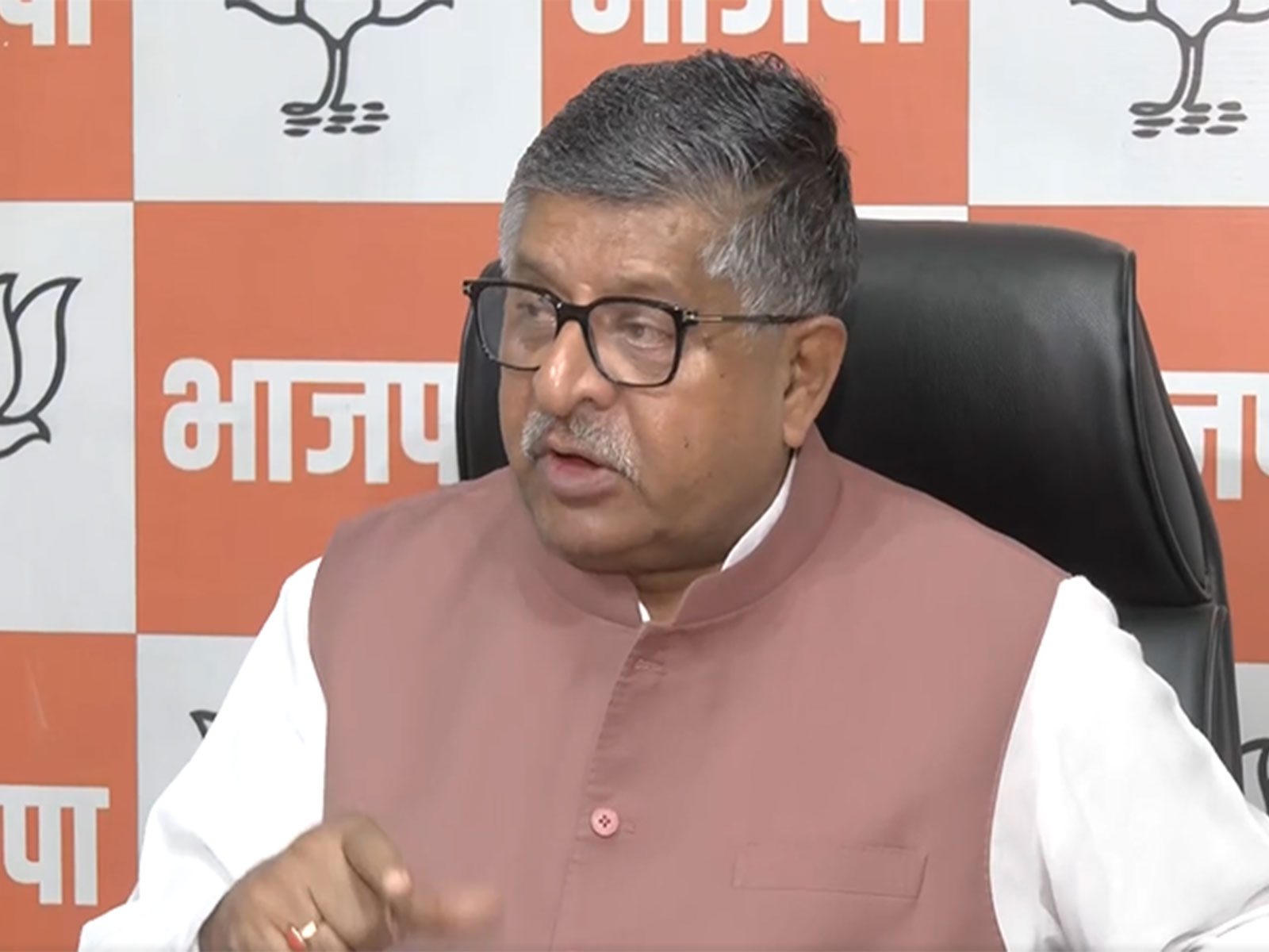 Senior Bharatiya Janata Party (BJP) leader Ravi Shankar Prasad (Photo/ANI)