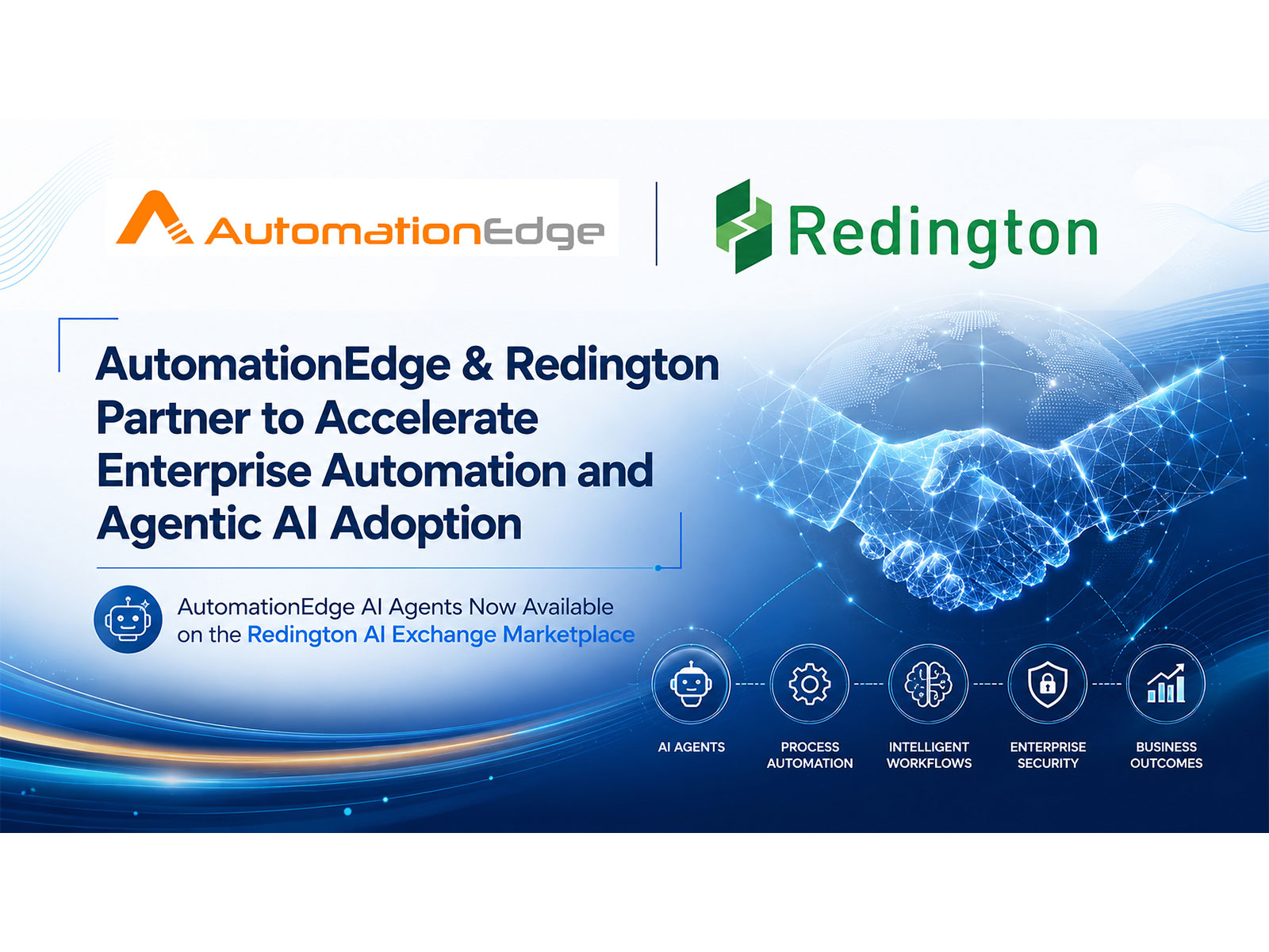 AutomationEdge and Redington announce strategic partnership.