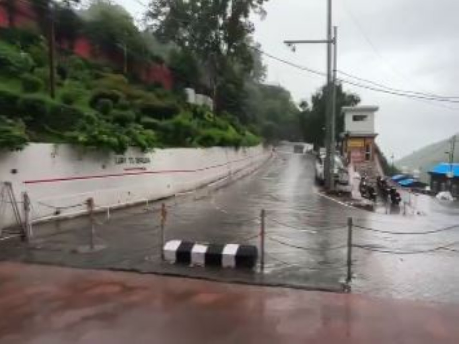 Visuals from outside the temple (Photo/ANI)