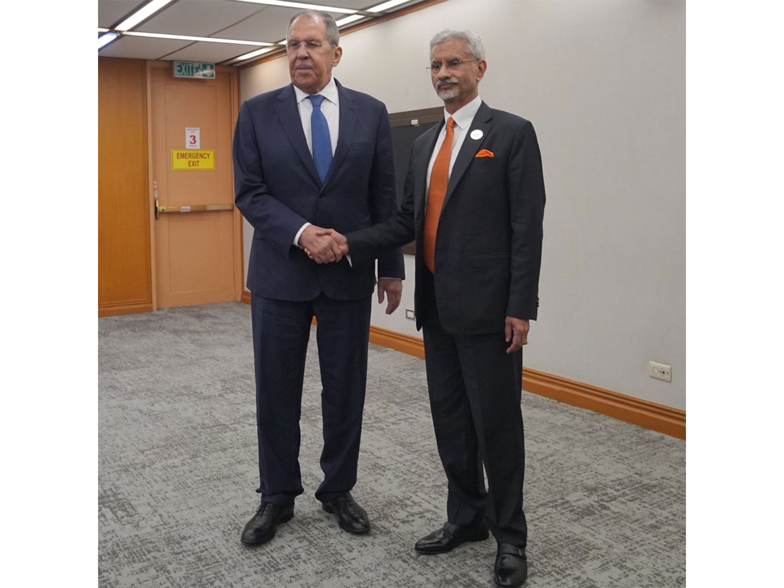 External Affairs Minister S Jaishankar with Russian Foreign Minister Sergey Lavrov (Photo/X@DrSJaishankar)