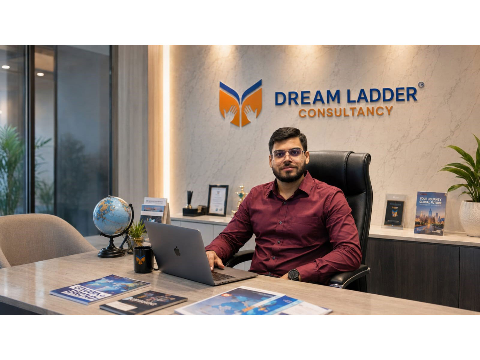 University selection, applications, documentation and visa guidance now run remotely, along with preparation for IELTS, PTE, TOEFL and the Duolingo English Test