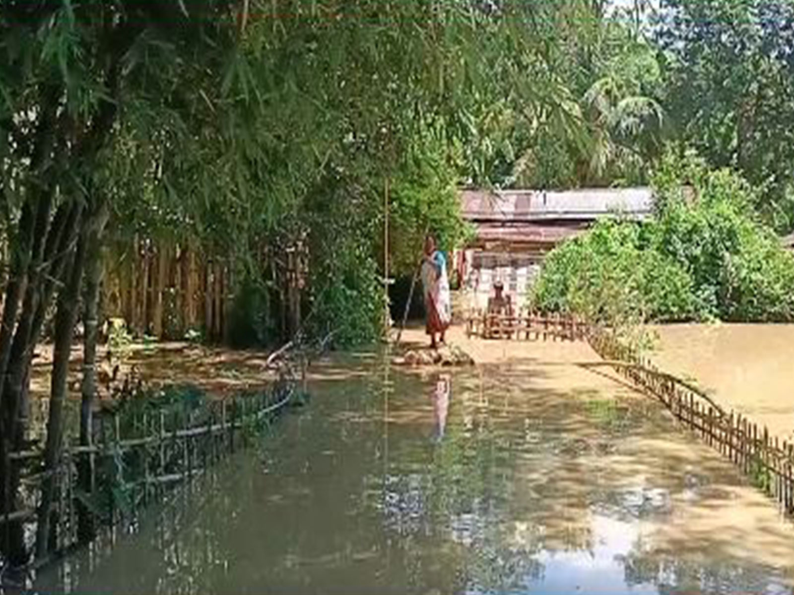 Assam: Flood situation deteriorates in Jorhat (Photo/ANI)