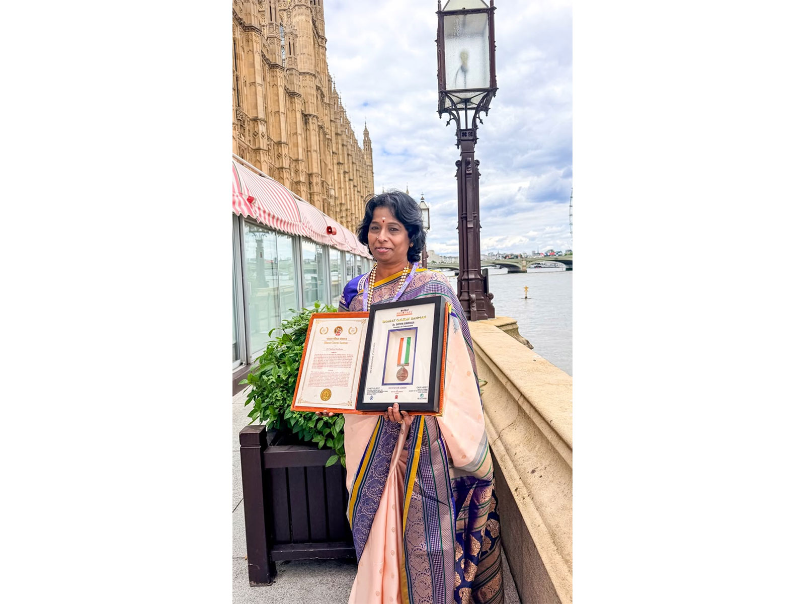 Film Star Mahesh Babu and Namrata Shirodkar congratulate Dr. Satya Sindhuja, applauding her global recognition for taking India's ancient Siddha medical system to the world