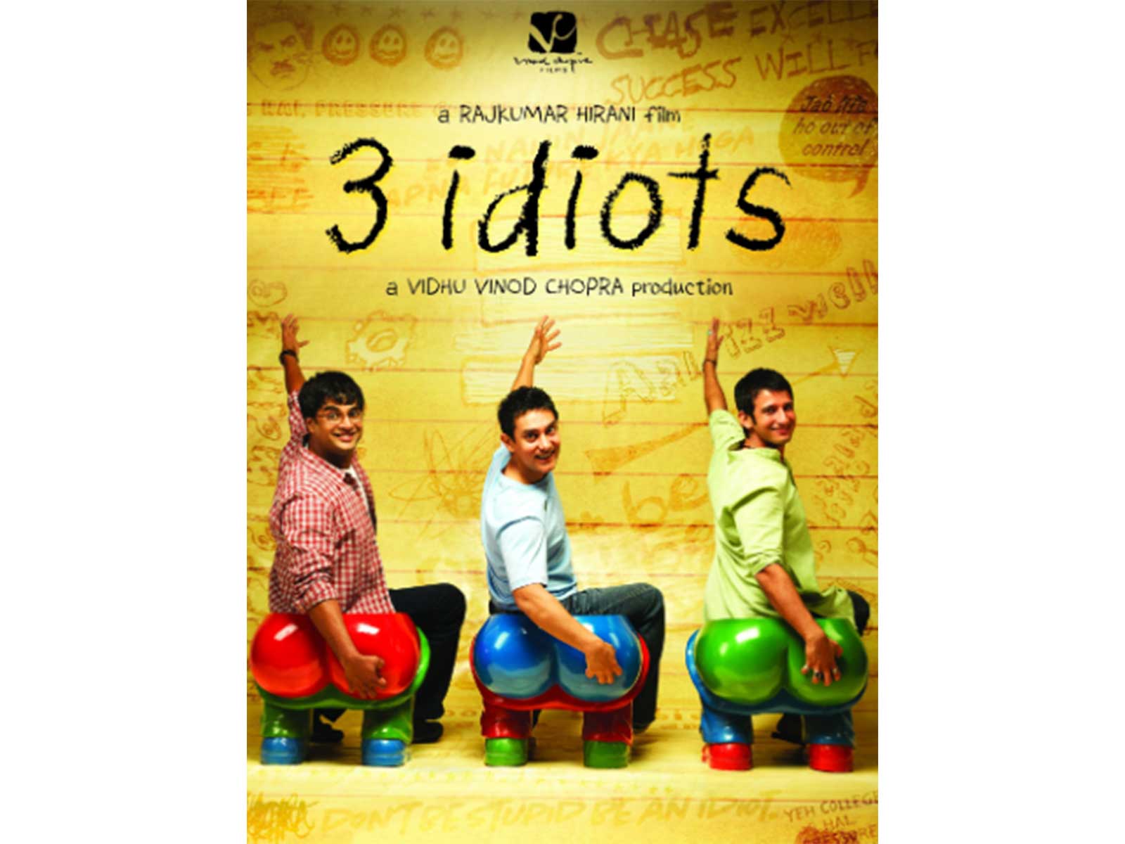 3 Idiots poster (Photo/Instagram@VidhuVinodChopraFilms)