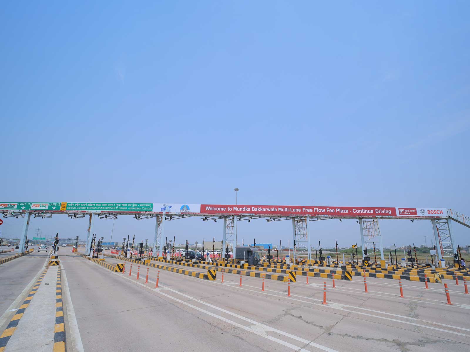 Mundka-Bakkarwala Multi-Lane Free Flow (MLFF) Toll Plaza