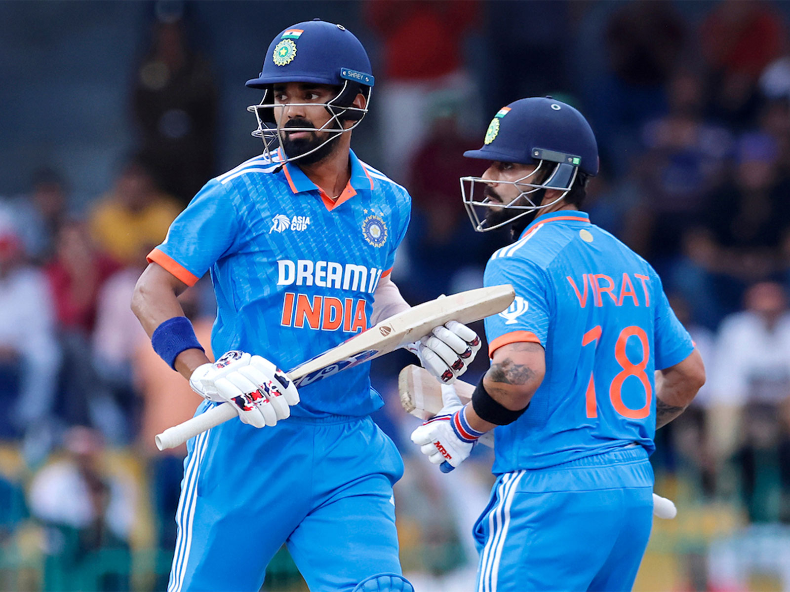 India's Virat Kohli (right) and KL Rahul (left) (Photo: ANI)