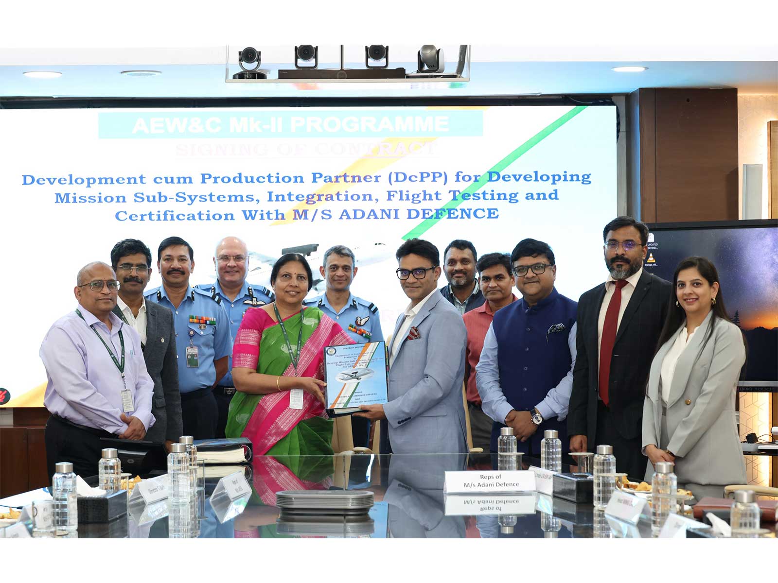Adani Defence & Aerospace and DRDO signed agreement for AEW&C-MKII (Photo/Adani Defence & Aerospace)
