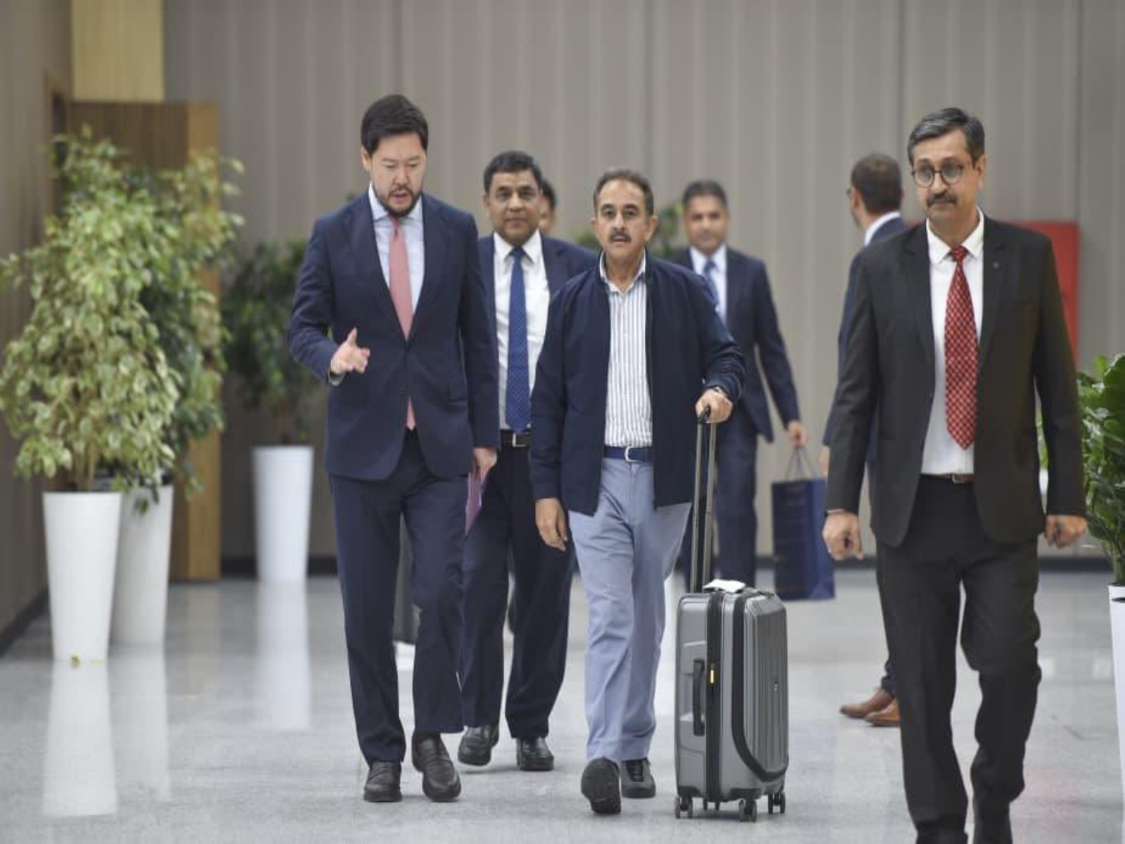 Minister of State for External Affairs Kirti Vardhan Singh arrives in Bishkek, Kyrgyzstan (Photo/X/@KVSinghMPGonda)