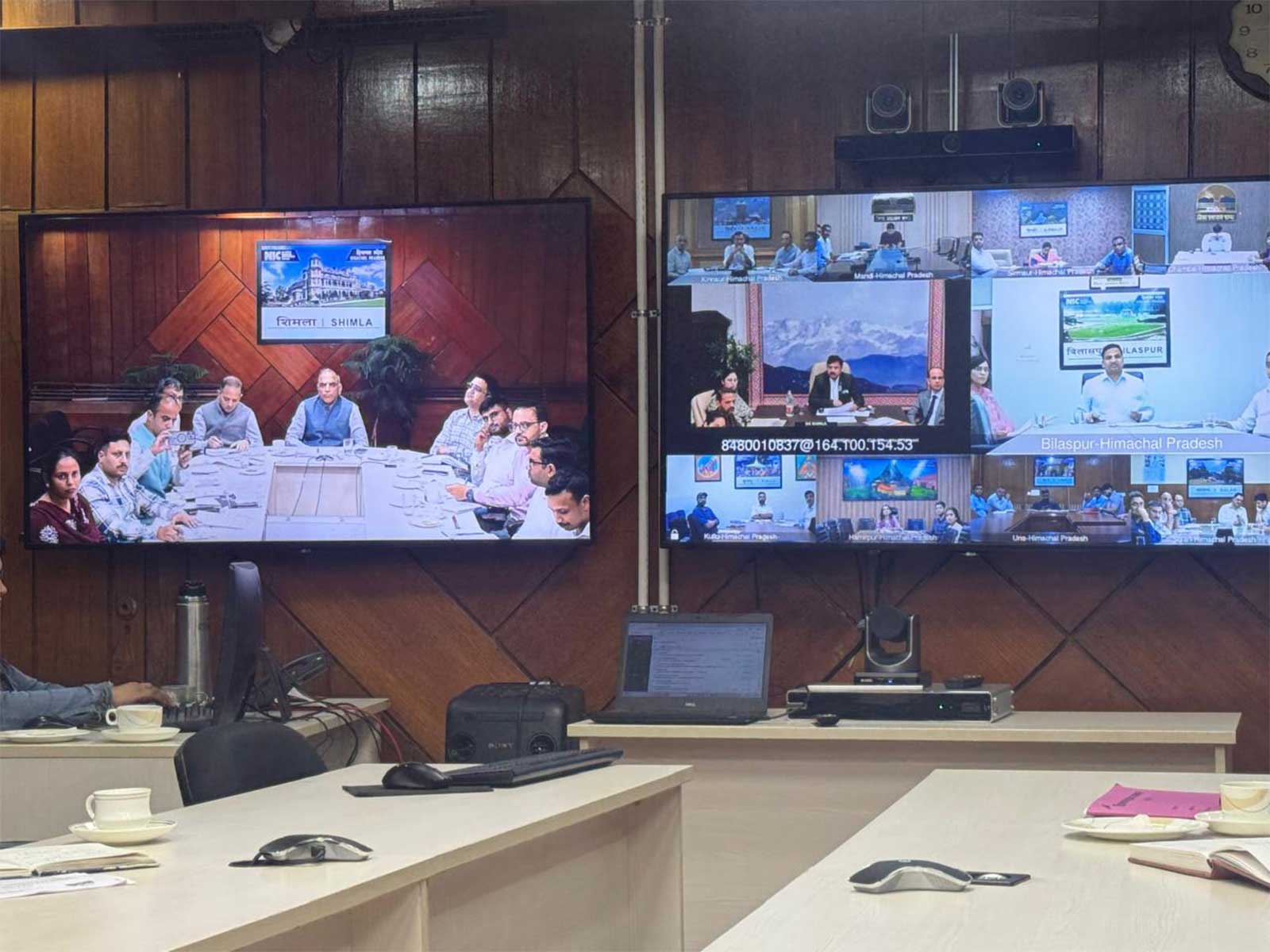 Himachal Chief Secretary Kamlesh Pant reviews monsoon preparedness (Photo/ANI)