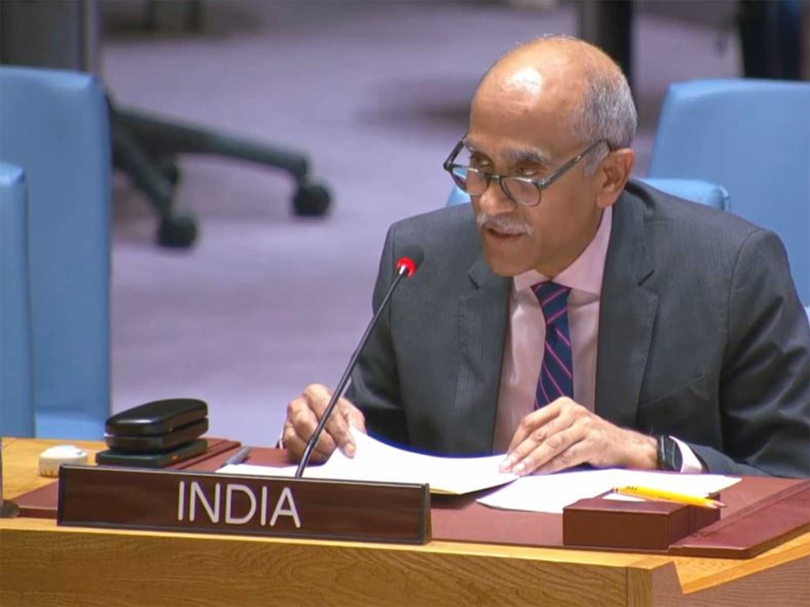 India's Permanent Representative to the United States, Ambassador Parvathaneni Harish (Photo/ X@IndiaUNNewYork)