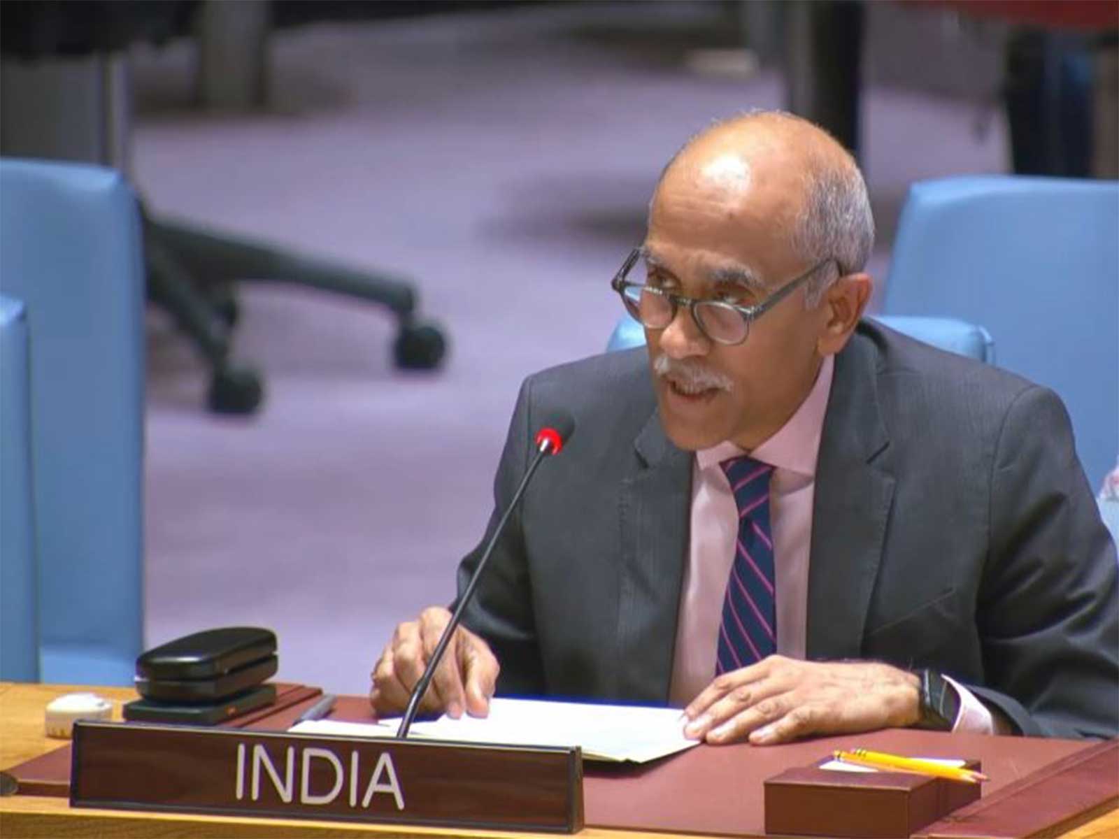 India's Permanent Representative to the United States, Ambassador Parvathaneni Harish (Photo/ X@IndiaUNNewYork)