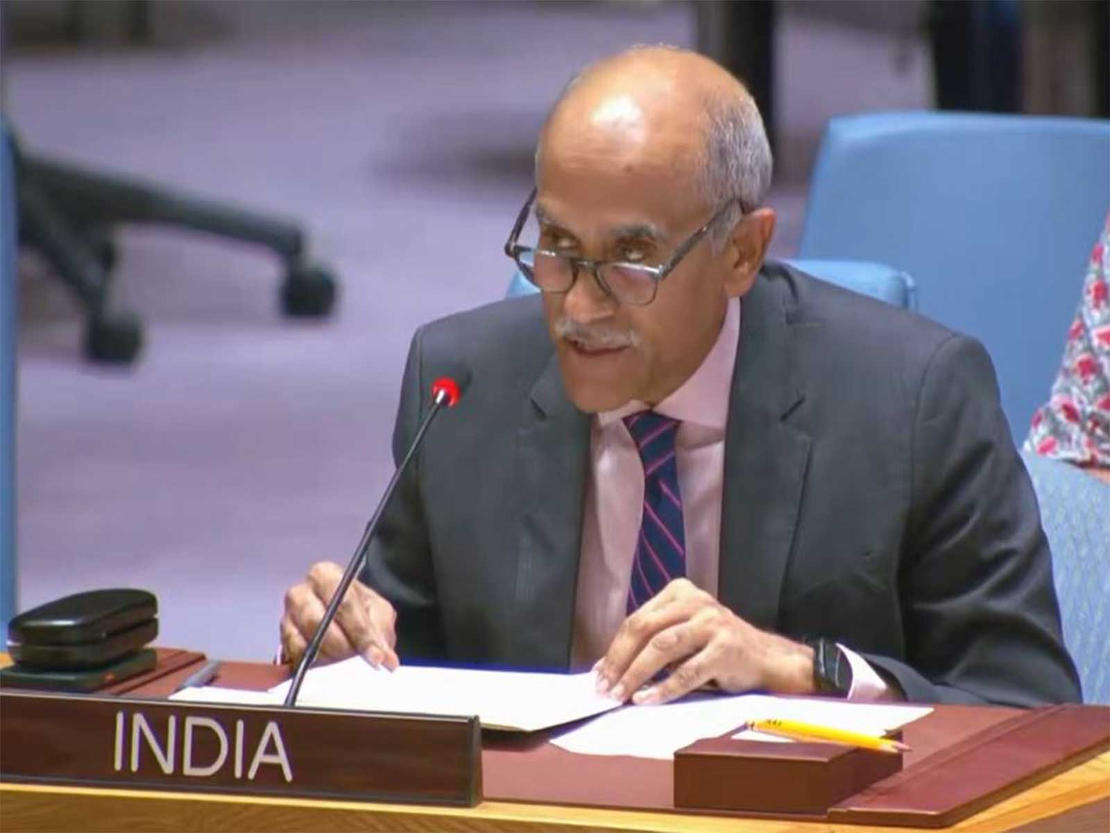 India's Permanent Representative to the UN, Ambassador Harish Parvathaneni (Photo/X@IndiaUNNewYork)