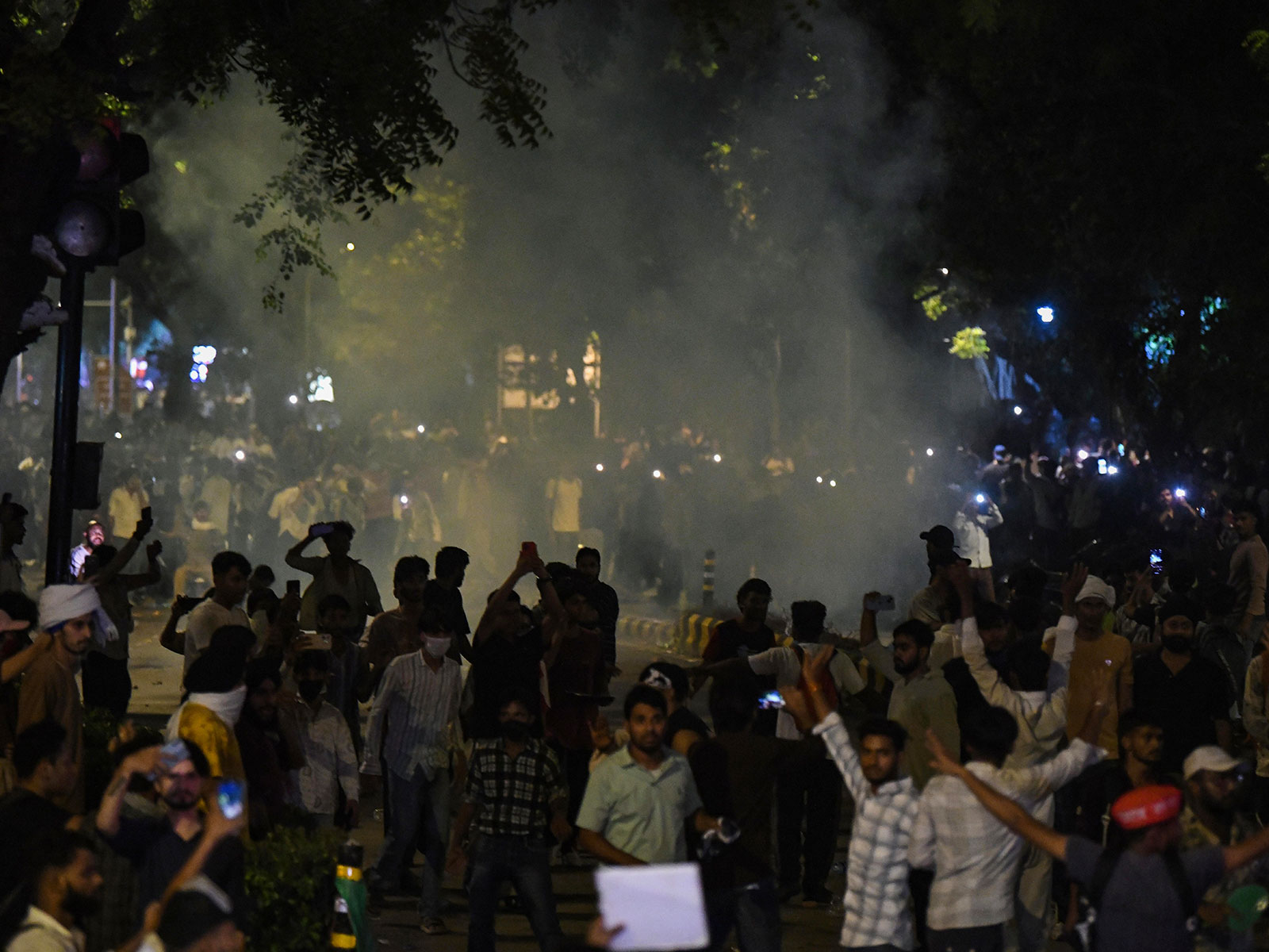 Visuals from CJP protest (File Photo/ANI)