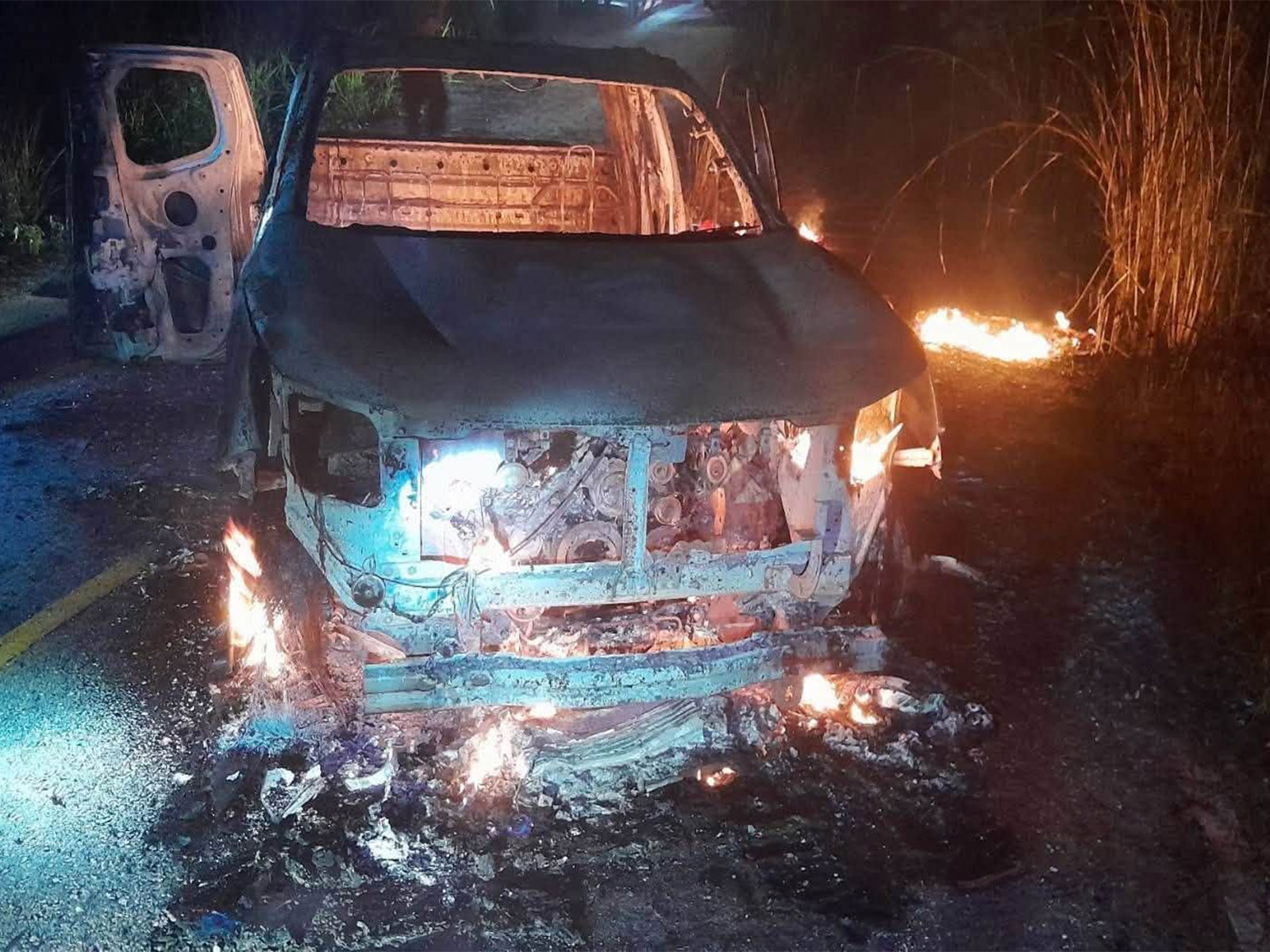 Vehicle believed to have been used in the assault (Photo/X@armypr_news)