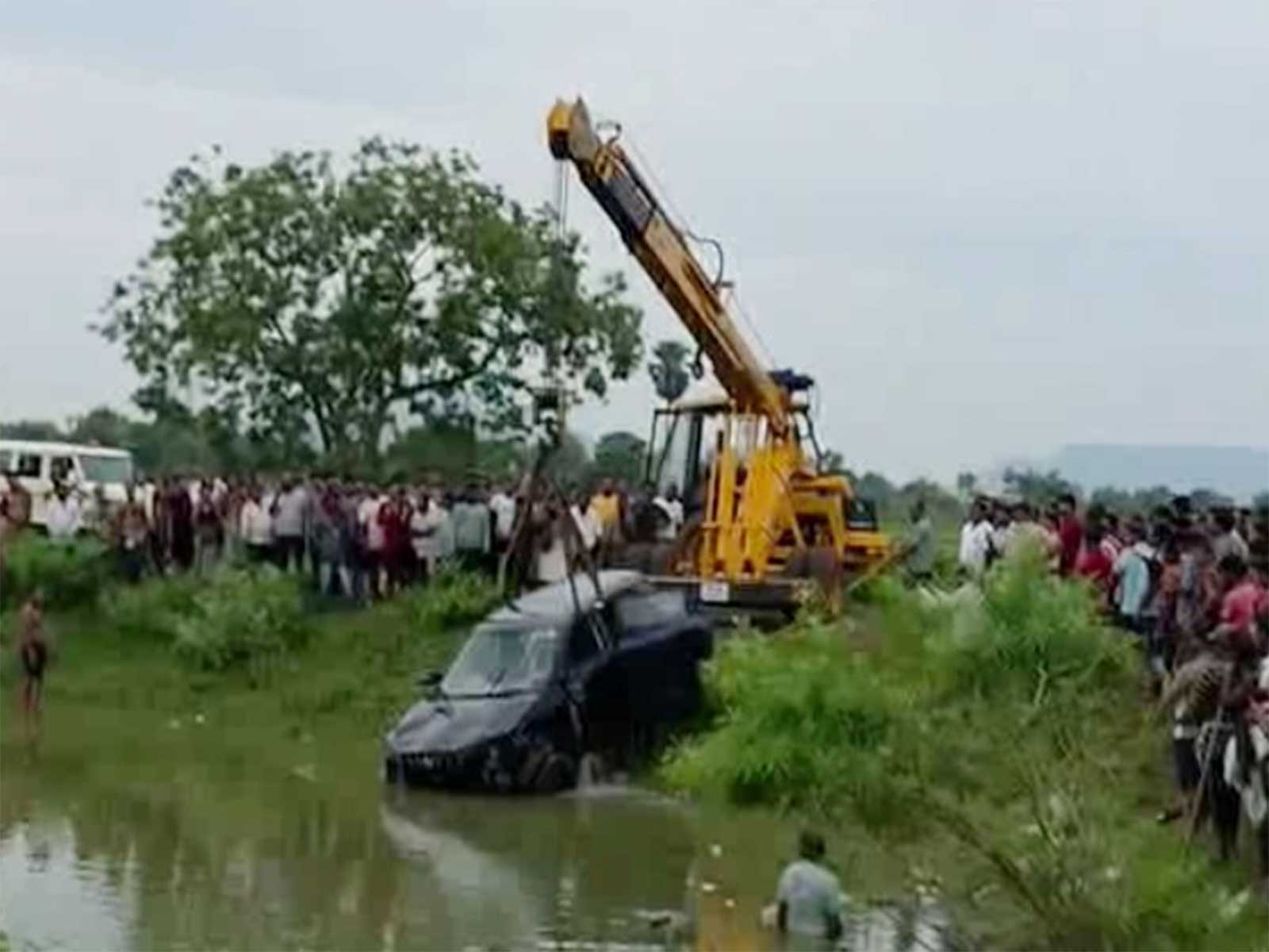 Visuals from the accident spot (Photo/ANI)