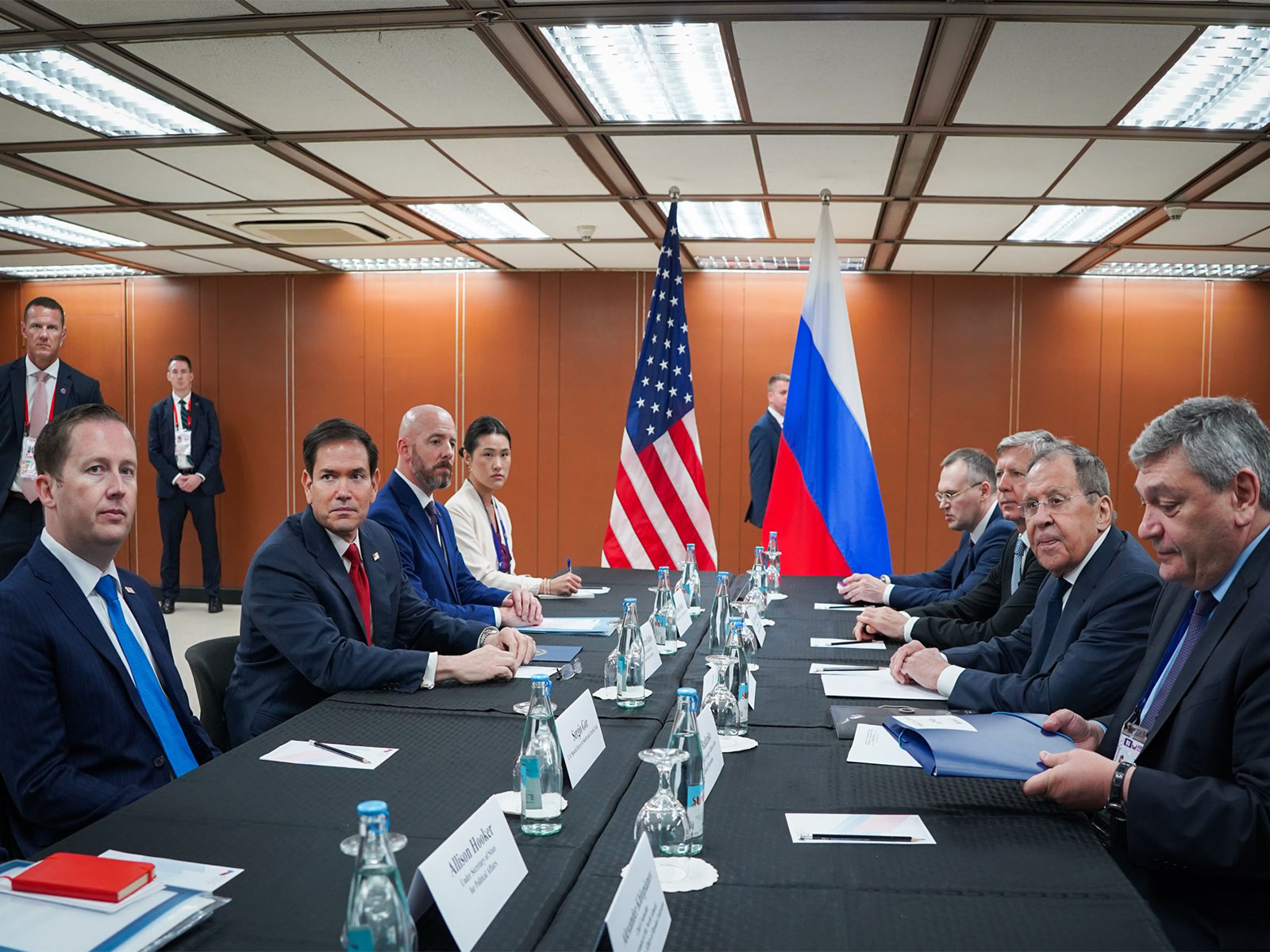 US Secretary of State Marco Rubio holds talks with Russian Foreign Minister Sergey Lavrov (Photo/X@SecRubio)