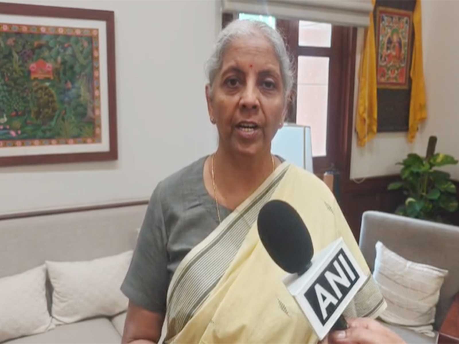  Union Finance Minister Nirmala Sitharaman (Photo/ANI)