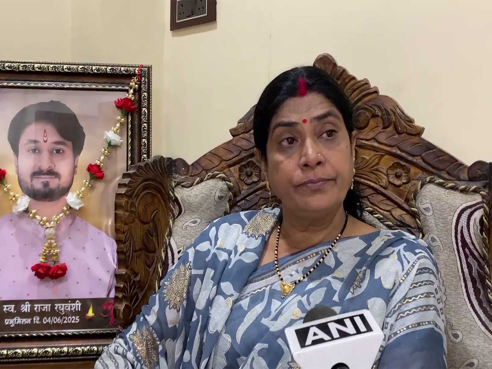 Mother of Raja Raghuvanshi, Uma Raghuvanshi (Photo/ANI)
