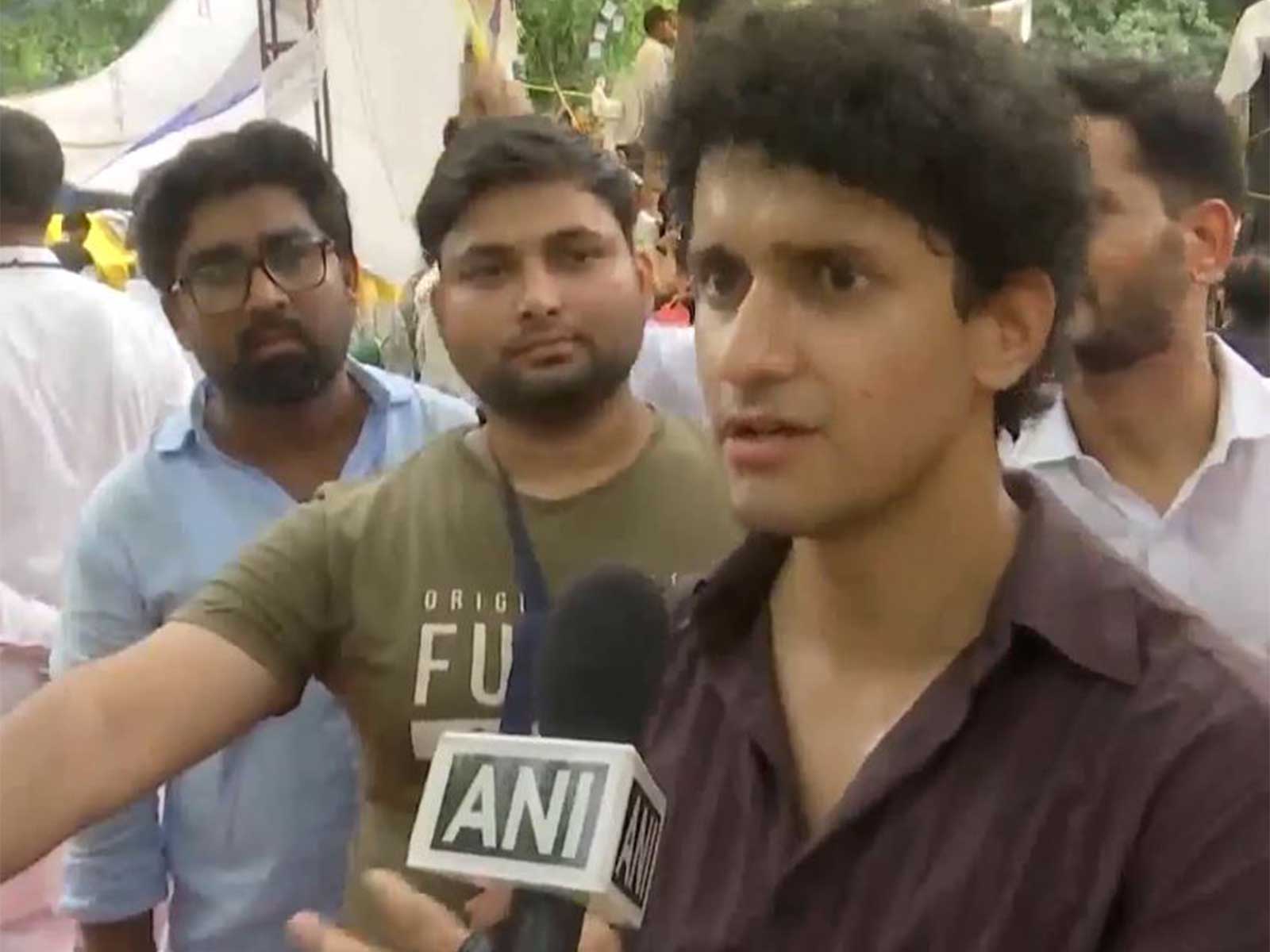 Saurav Das, Chief Spokesperson, Cockroach Janta Party (Photo/ANI)