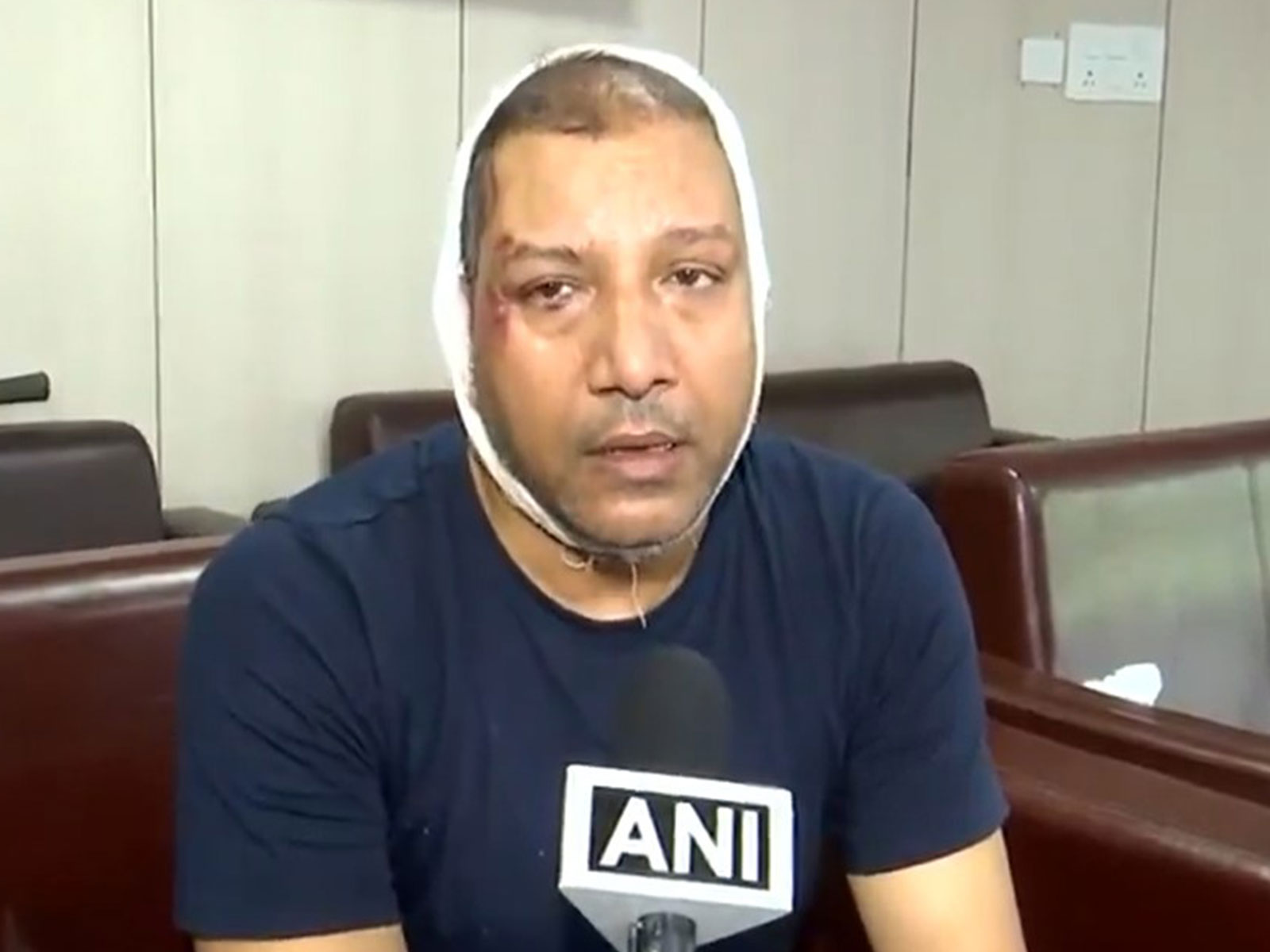 Delhi Police Inspector Nandkishor Singh (Photo/ANI)