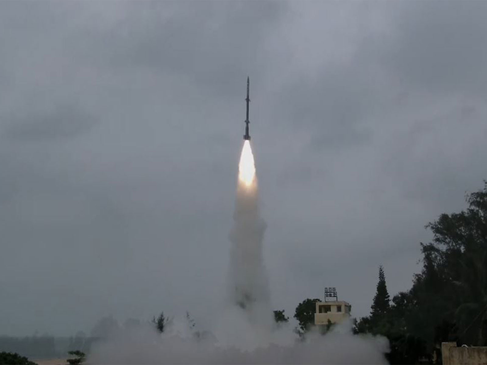 DRDO conducts maiden flight test of long-range surface-to-air missile system 'Kusha' off Odisha coast (Photo/DRDO)