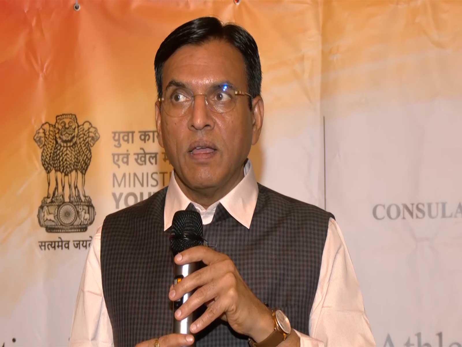 Union Minister of Youth Affairs and Sports Mansukh Mandaviya (Photo: ANI)