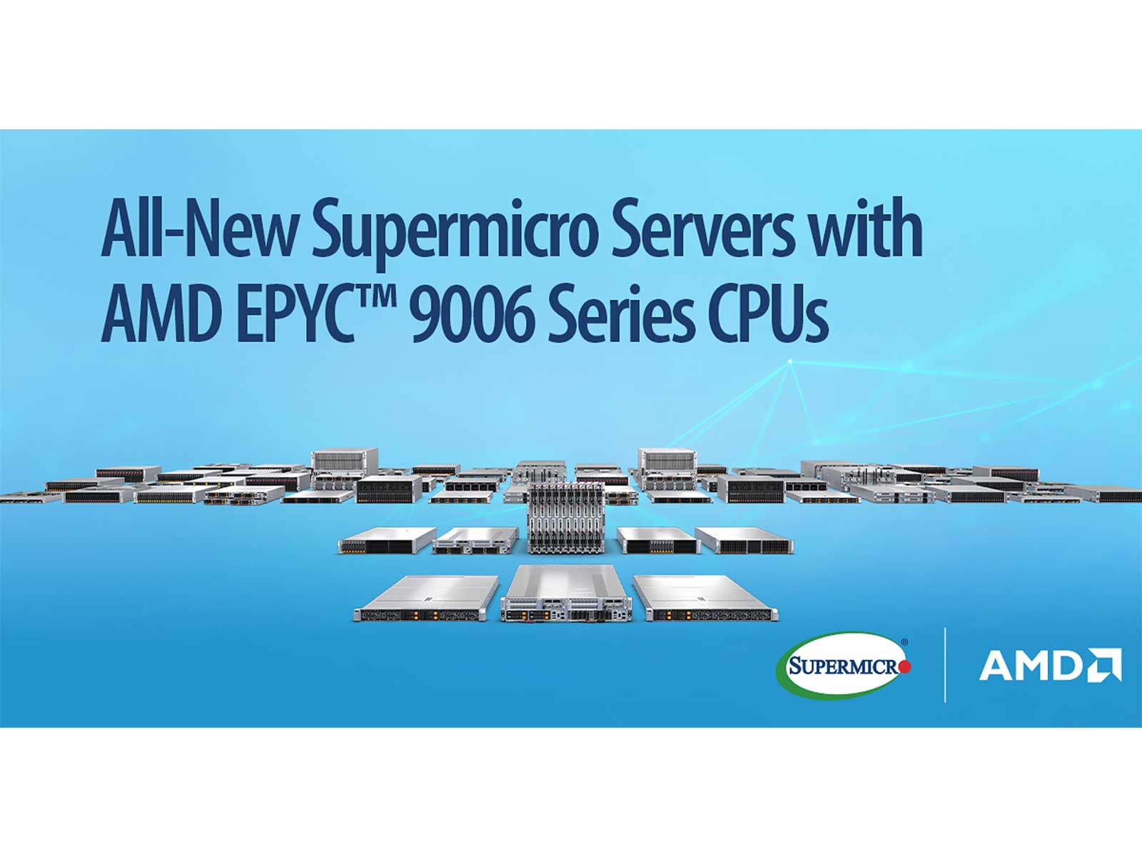 Supermicro Introduces New Server Portfolio with 6th Gen AMD EPYC™ 9006 Series CPUs, Delivering 1.7x Generational Performance Improvements