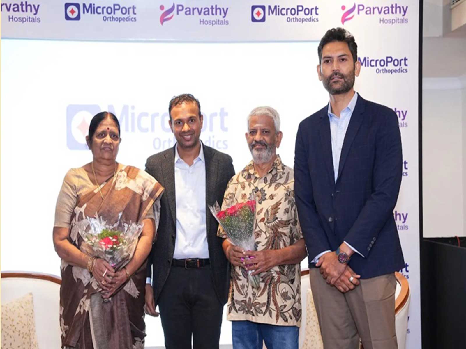 Dr. Vetri Kumar and Mr Syed Hussainy with patients