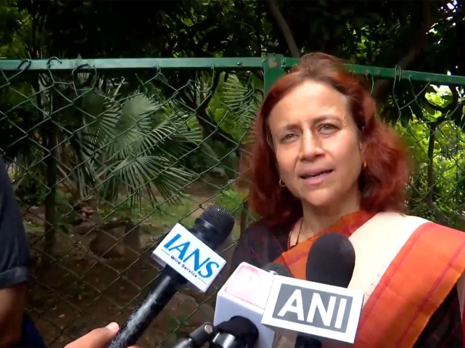 Sonam Wangchuk's wife Gitanjali Angmo (Photo/ANI)