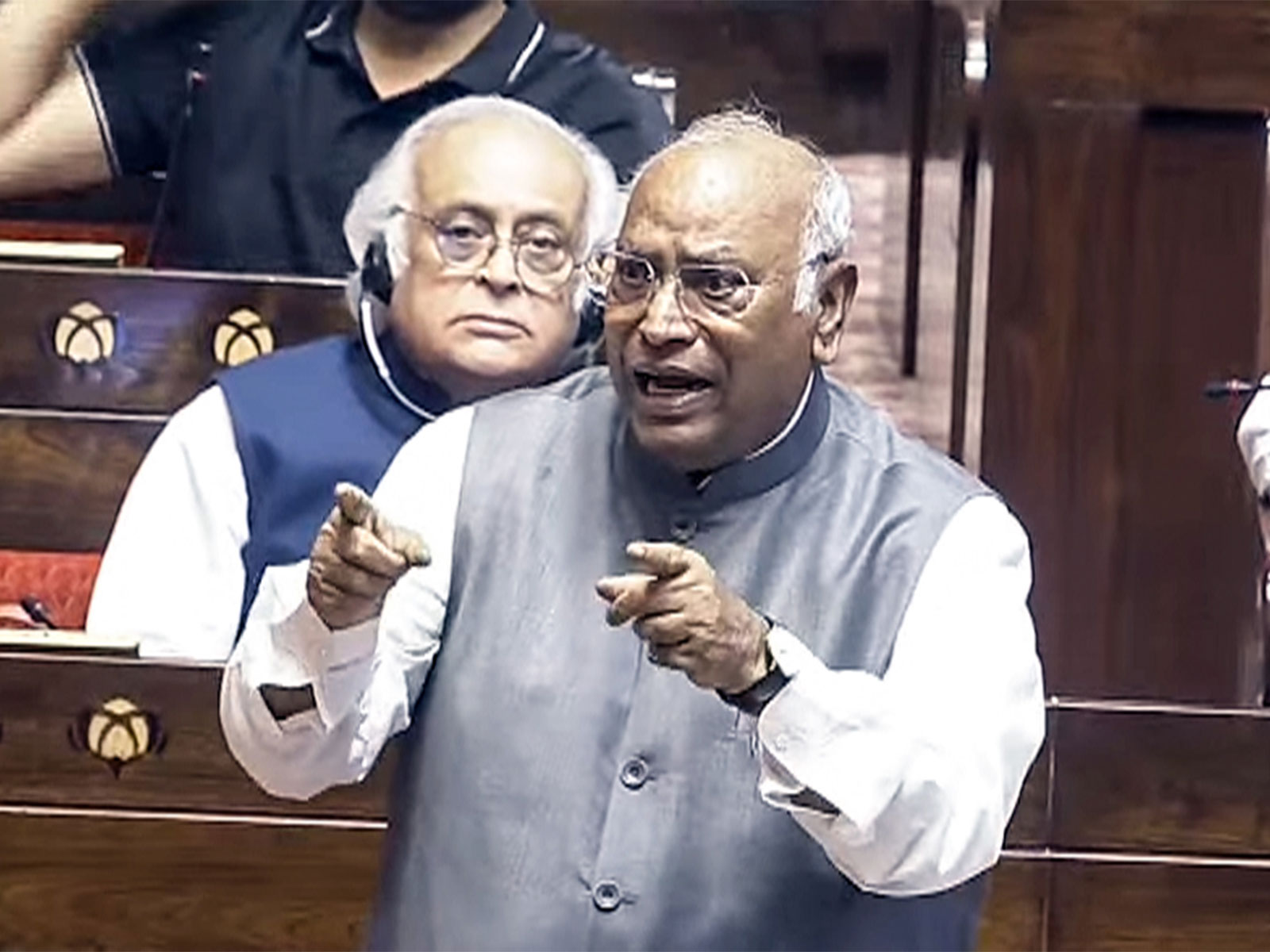 Congress president Mallikarjun Kharge (File Photo/Sansad TV)