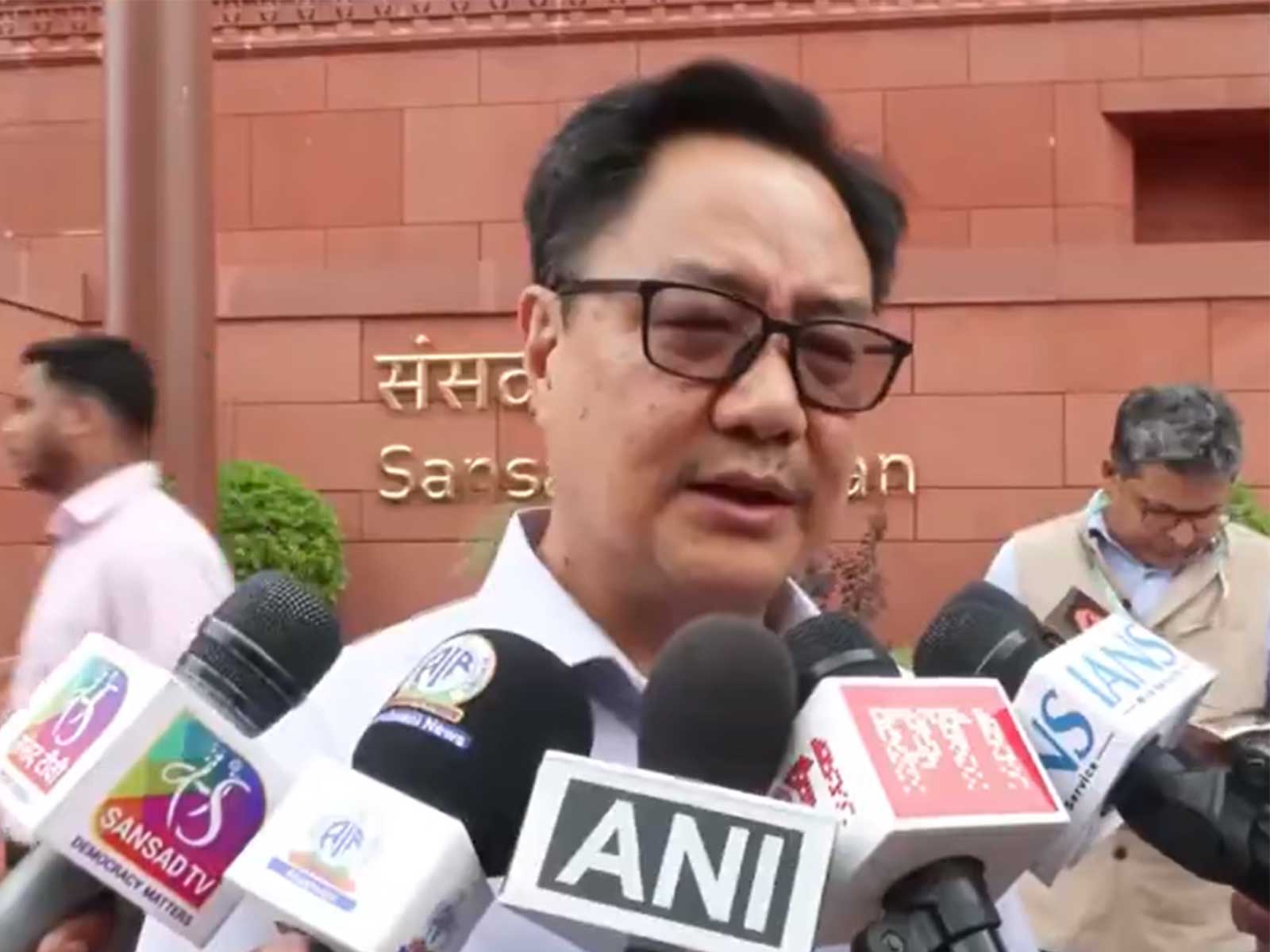 Union Parliamentary Affairs Minister Kiren Rijiju (Photo/ANI)