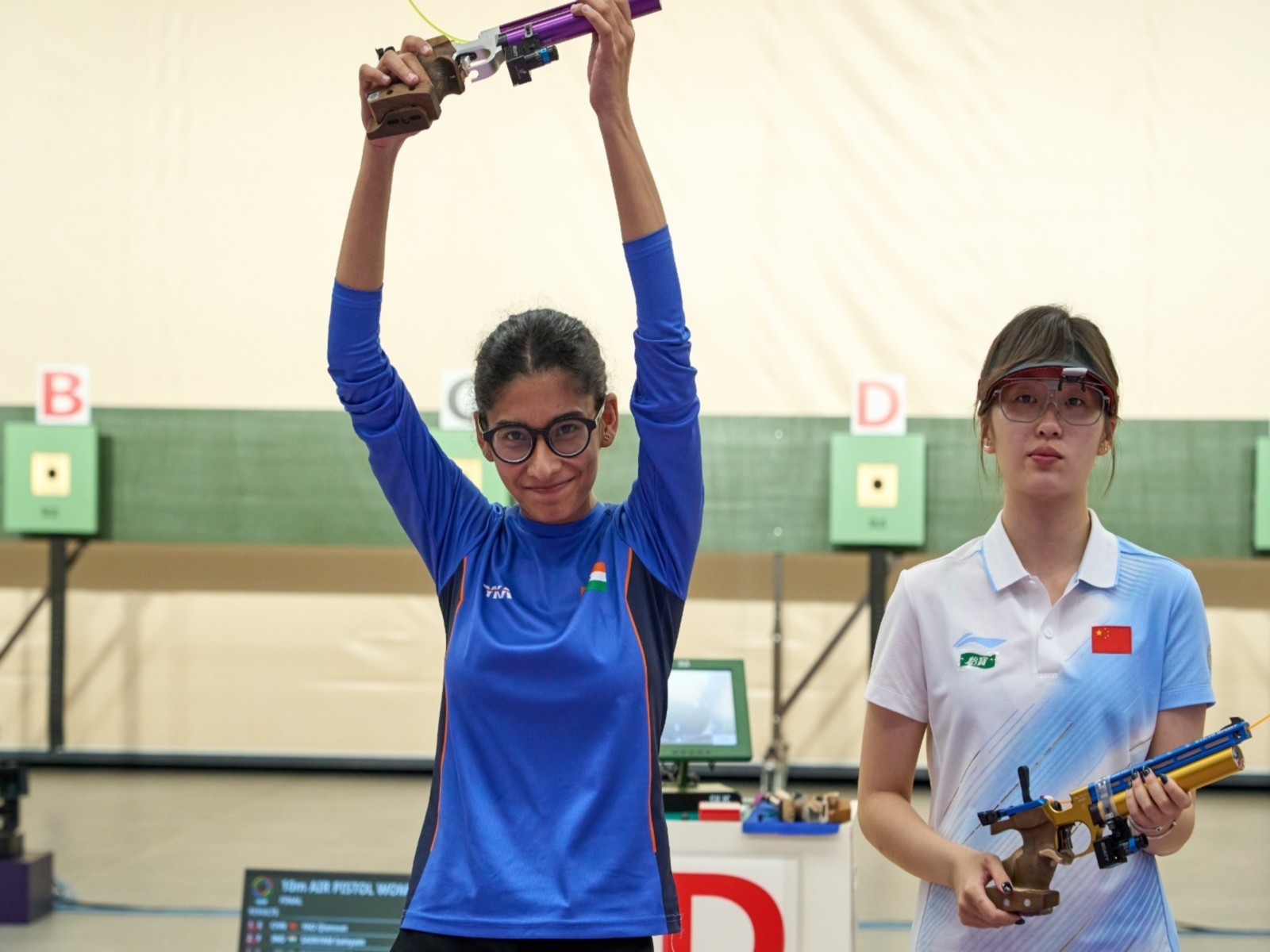 Indian shooter Sainyam (Photo: ISSF)