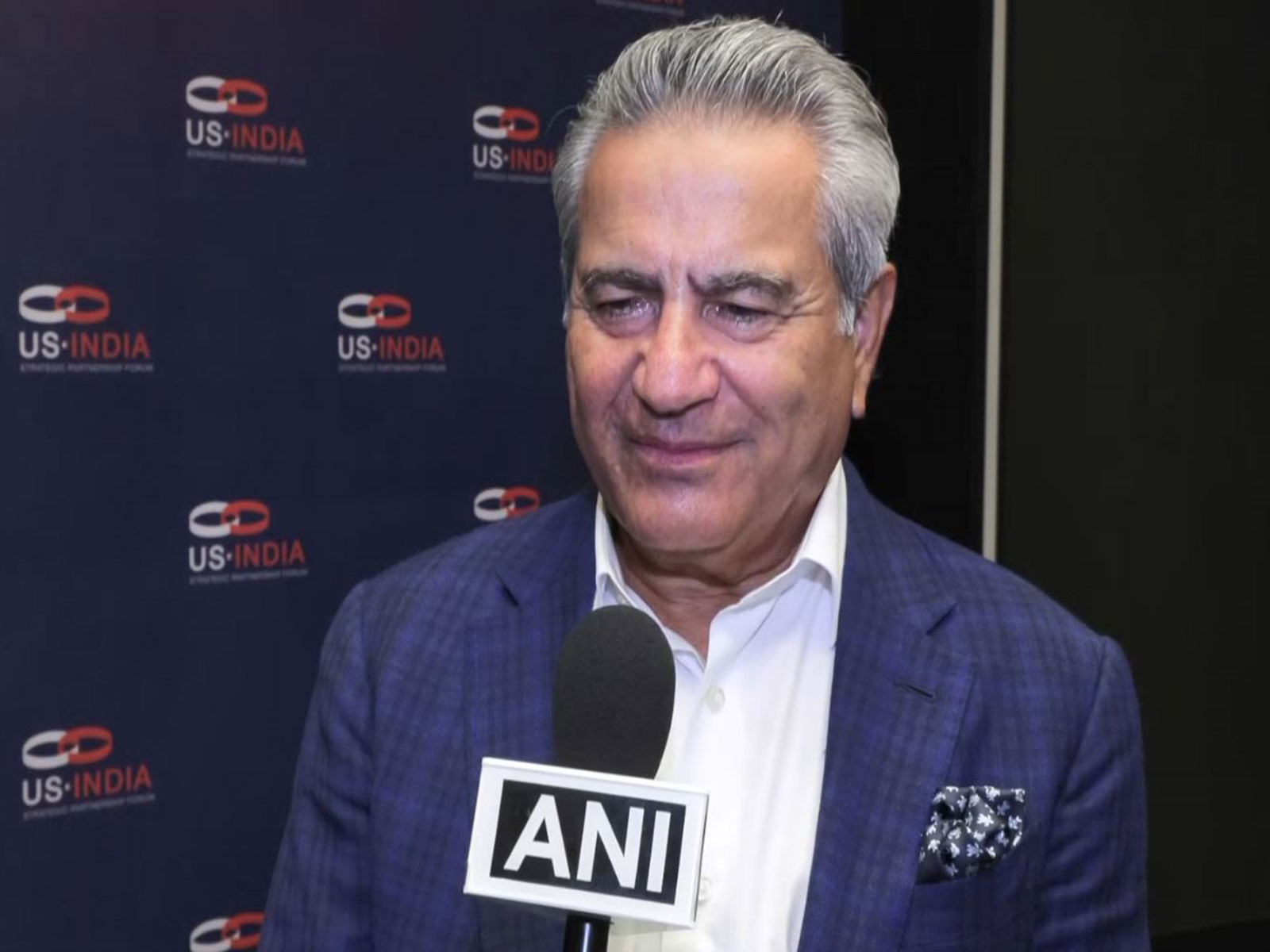 Mukesh Aghi, President and CEO of the US-India Strategic Partnership Forum (USISPF) (Photo/ANI)