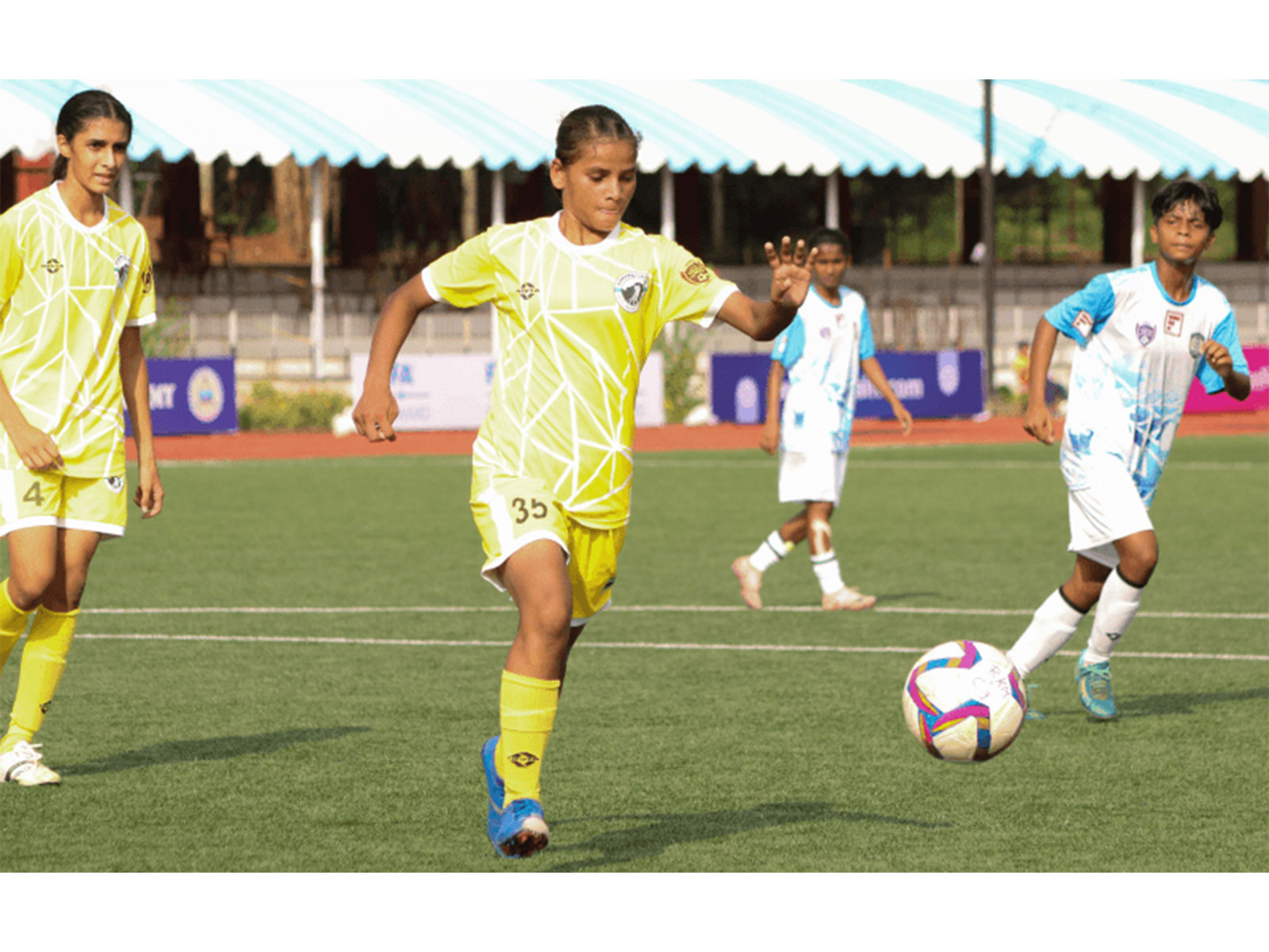 Players in action (Photo: AIFF)