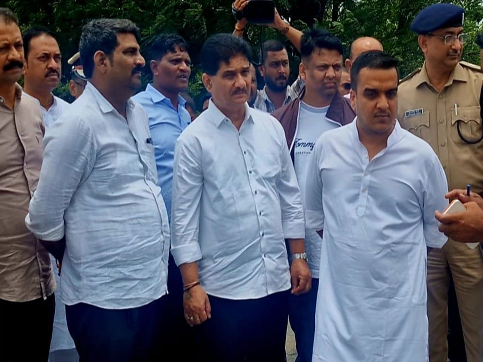 Gujarat Deputy CM Harsh Sanghavi visits flood-affected areas in Umargam (Photo/GujaratCMO)