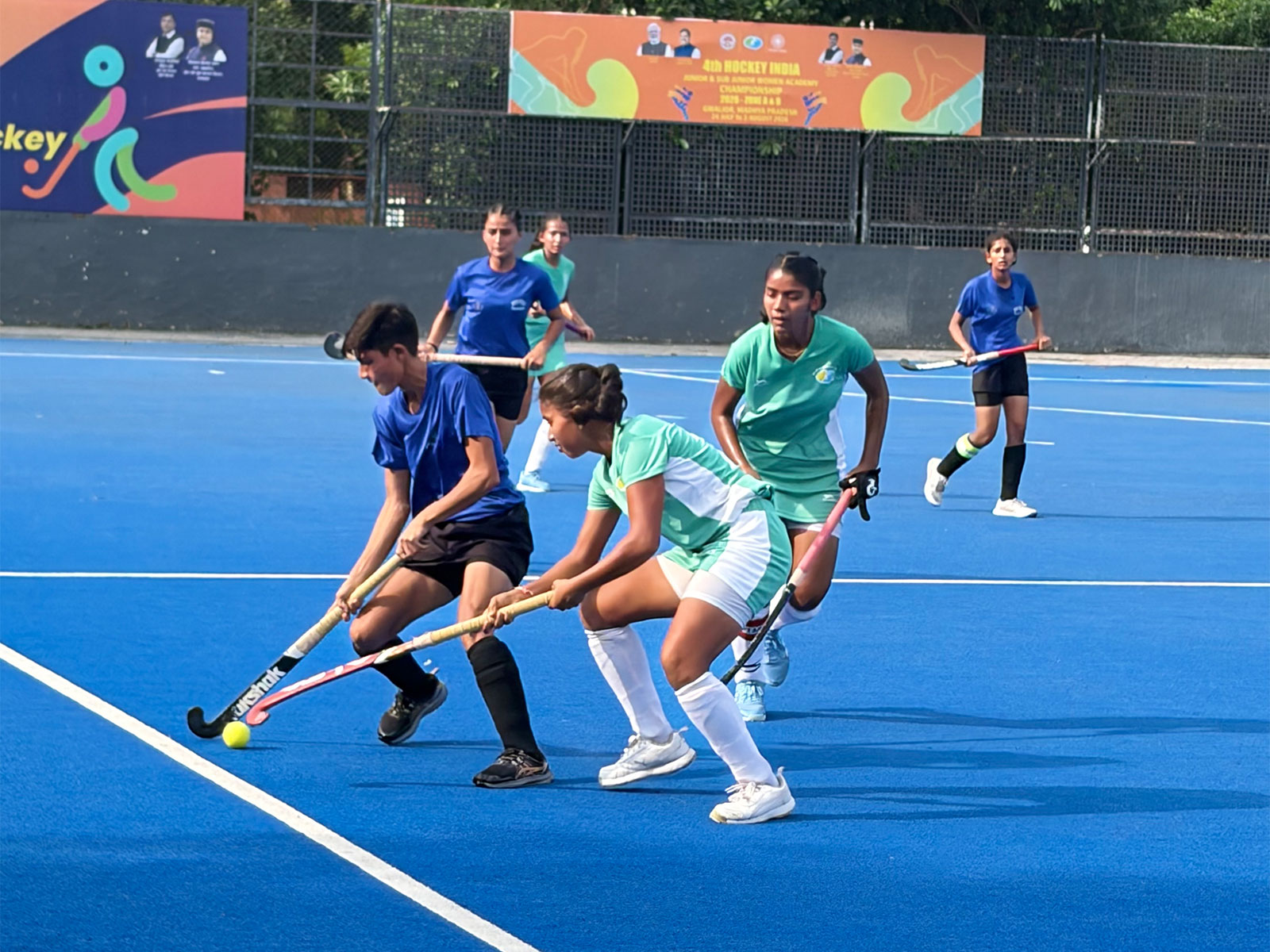 Hockey players in action (Photo: Hockey India)