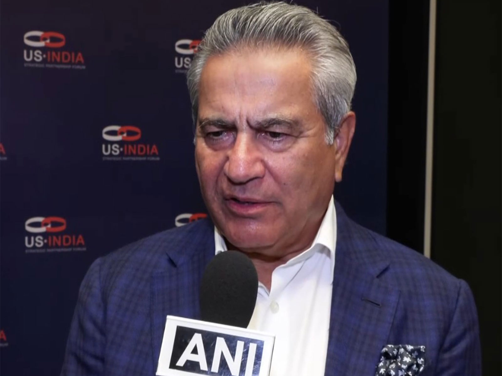  US-India Strategic Partnership Forum (USISPF) President and CEO Mukesh Aghi (Photo/ANI)