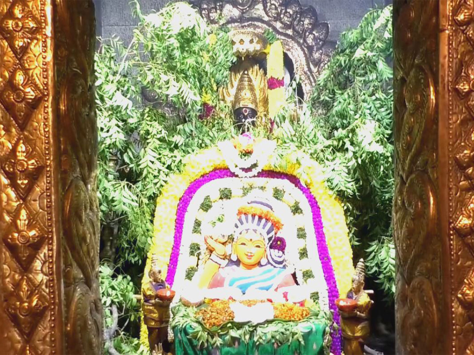 Special prayers held at Vanchiyamman Temple in Vellore on second Friday of Aadi month (Photo/ANI)